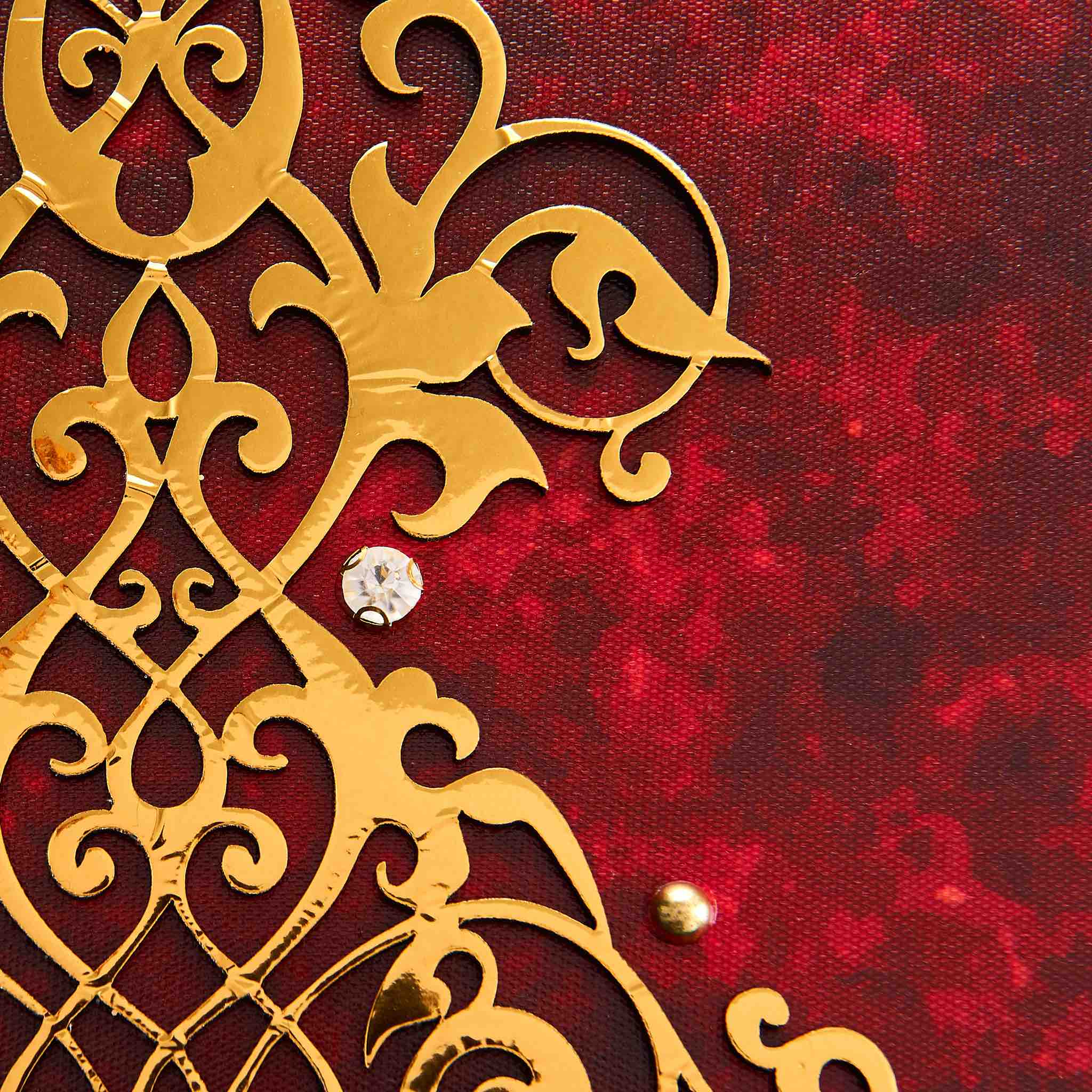 Allahus Samad Maroon Islamic Wall Art - Image 3