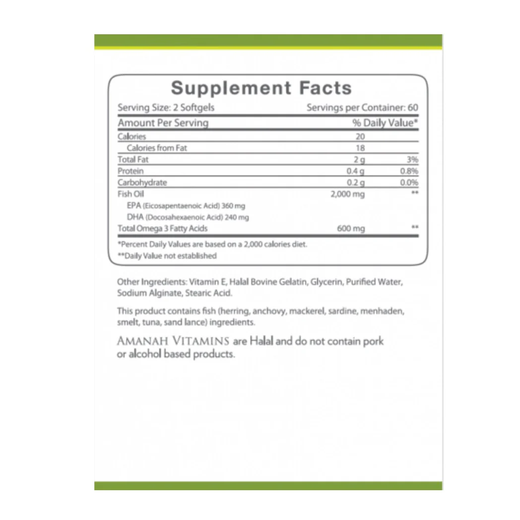 Amanah Omega 3 Fish Oil - Image 3