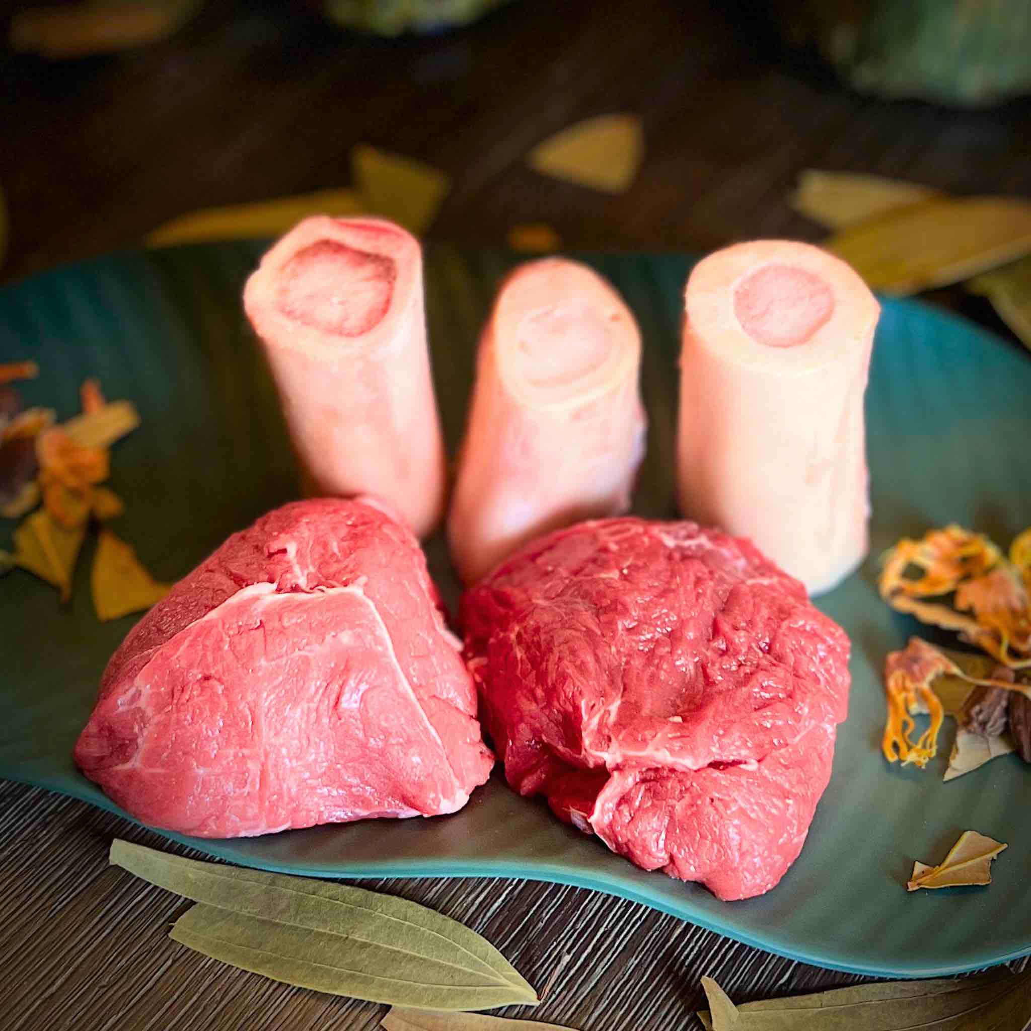 Beef Nalli Nihari Meat - Marrow Bones and Boneless Shank - Image 2