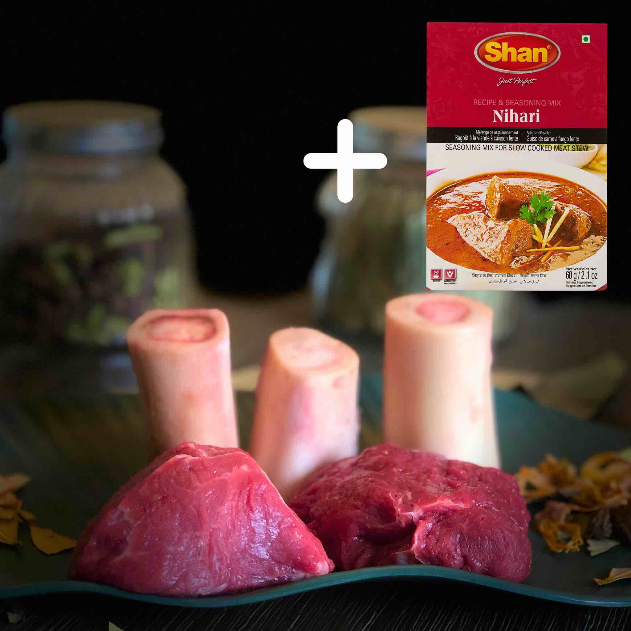Beef Nalli Nihari Meat - Marrow Bones and Boneless Shank - Image 5