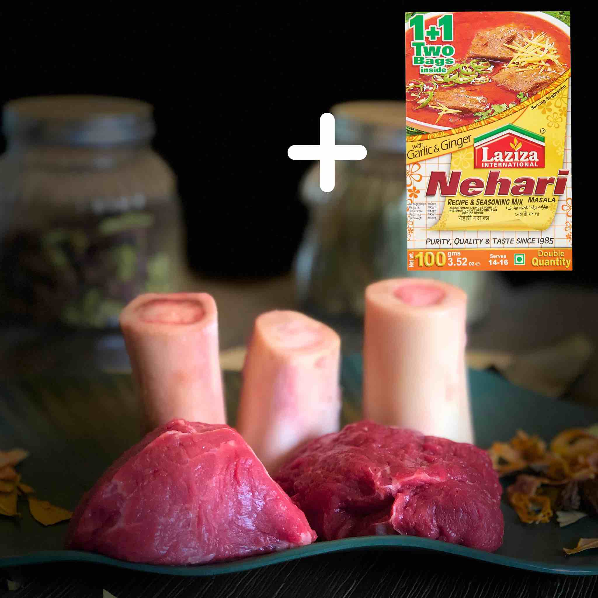 Beef Nalli Nihari Meat - Marrow Bones and Boneless Shank - Image 6