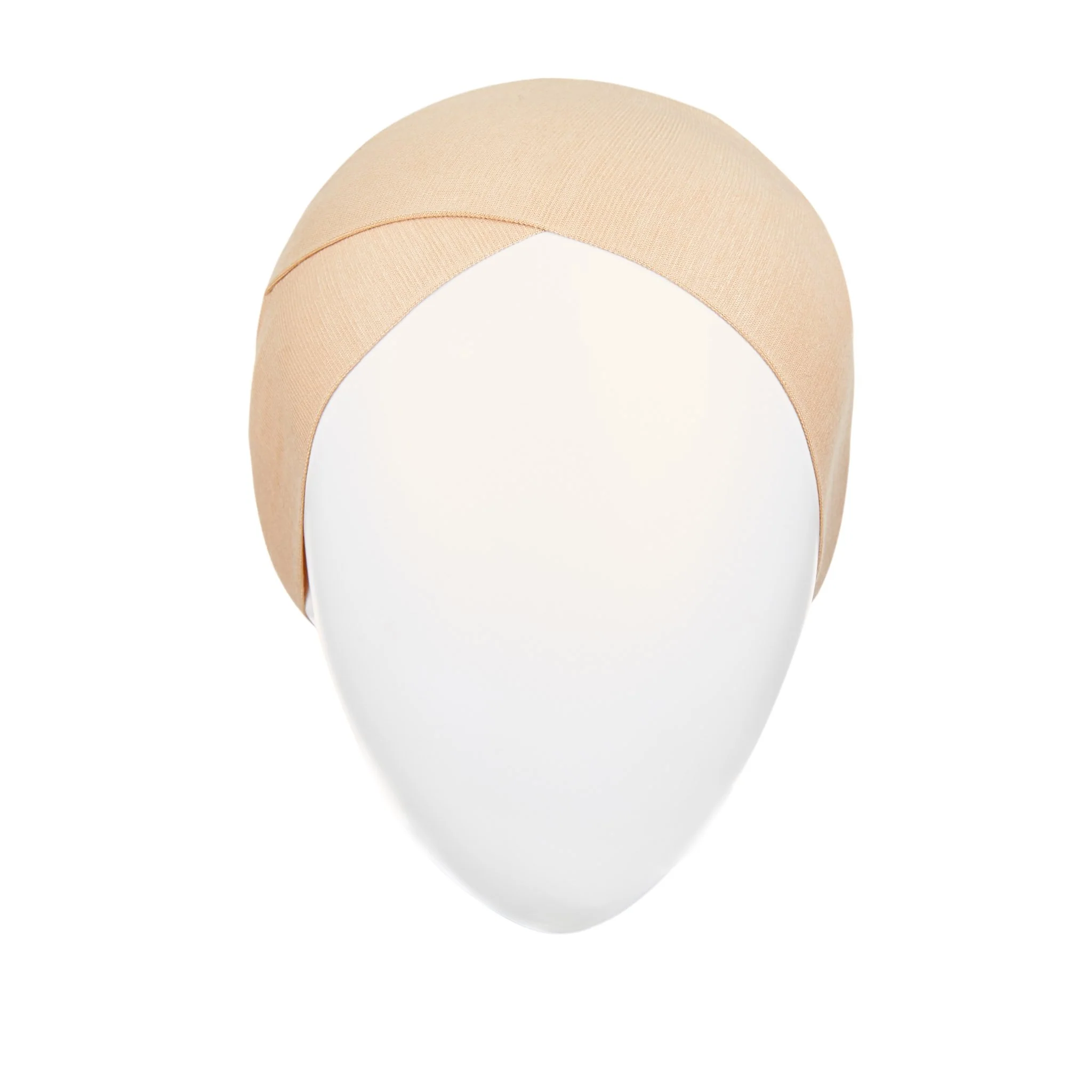 Breathable Head Cap for Hijab - Beige - Image 2