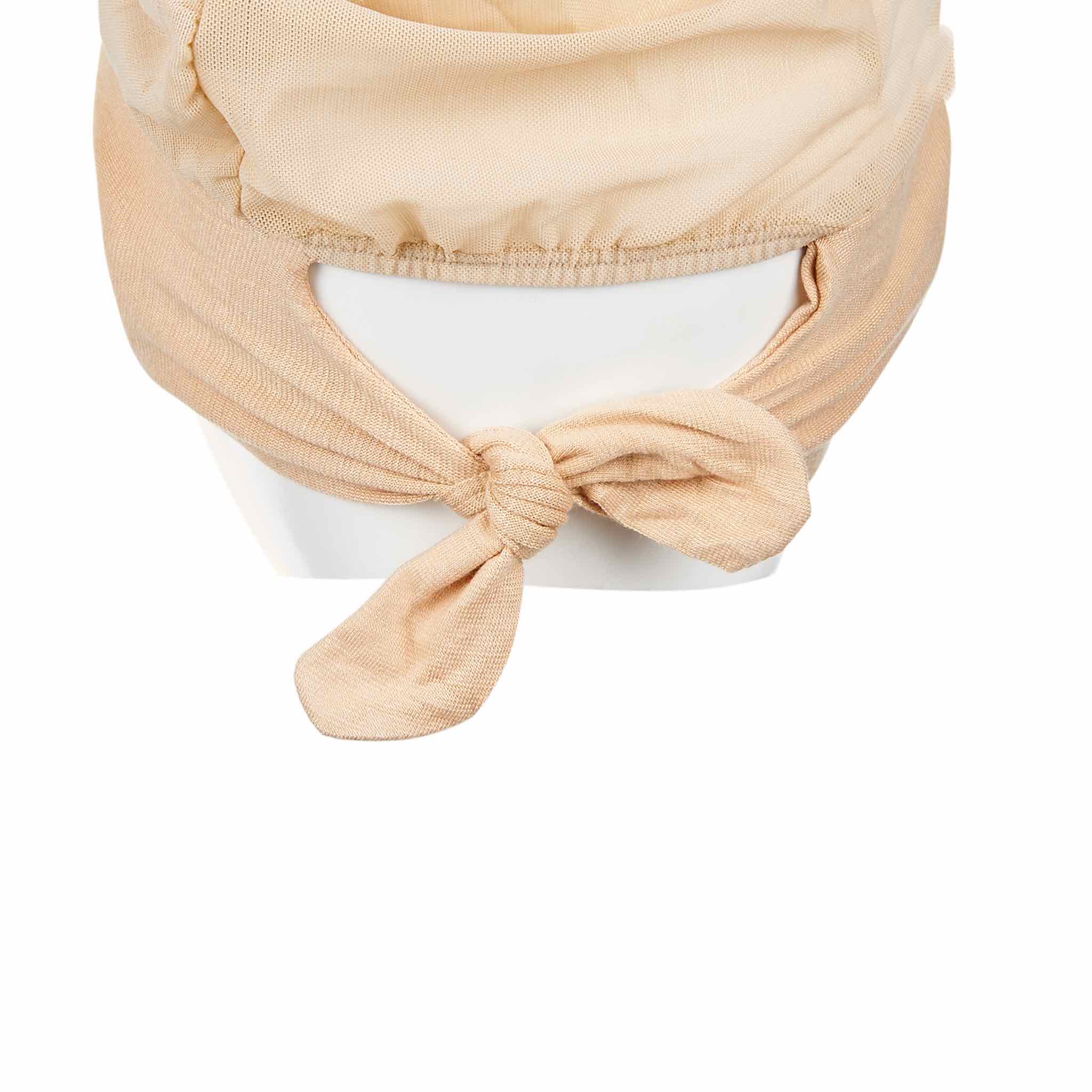 Breathable Head Cap for Hijab - Beige - Image 3