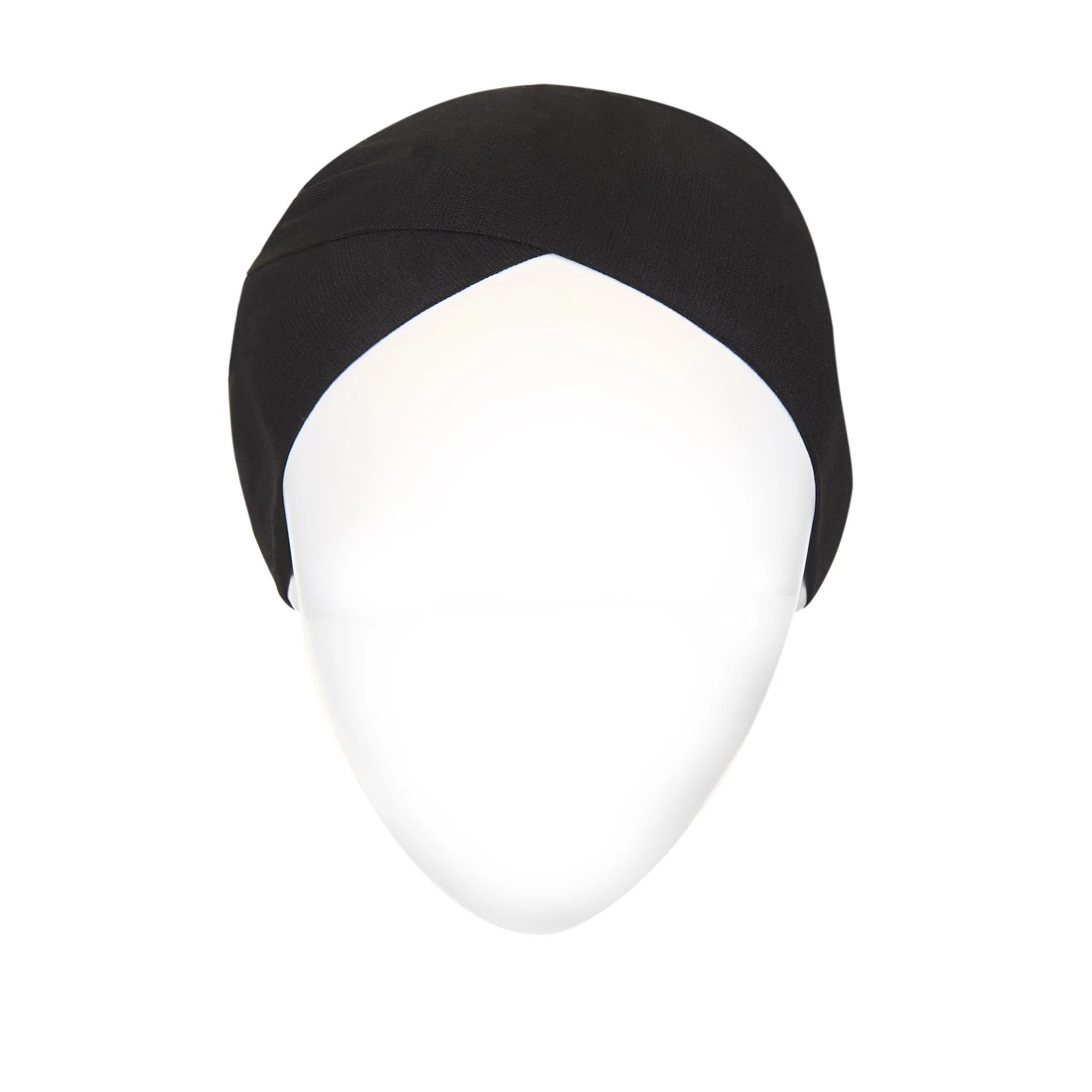 Breathable Head Cap for Hijab - Black - Image 2