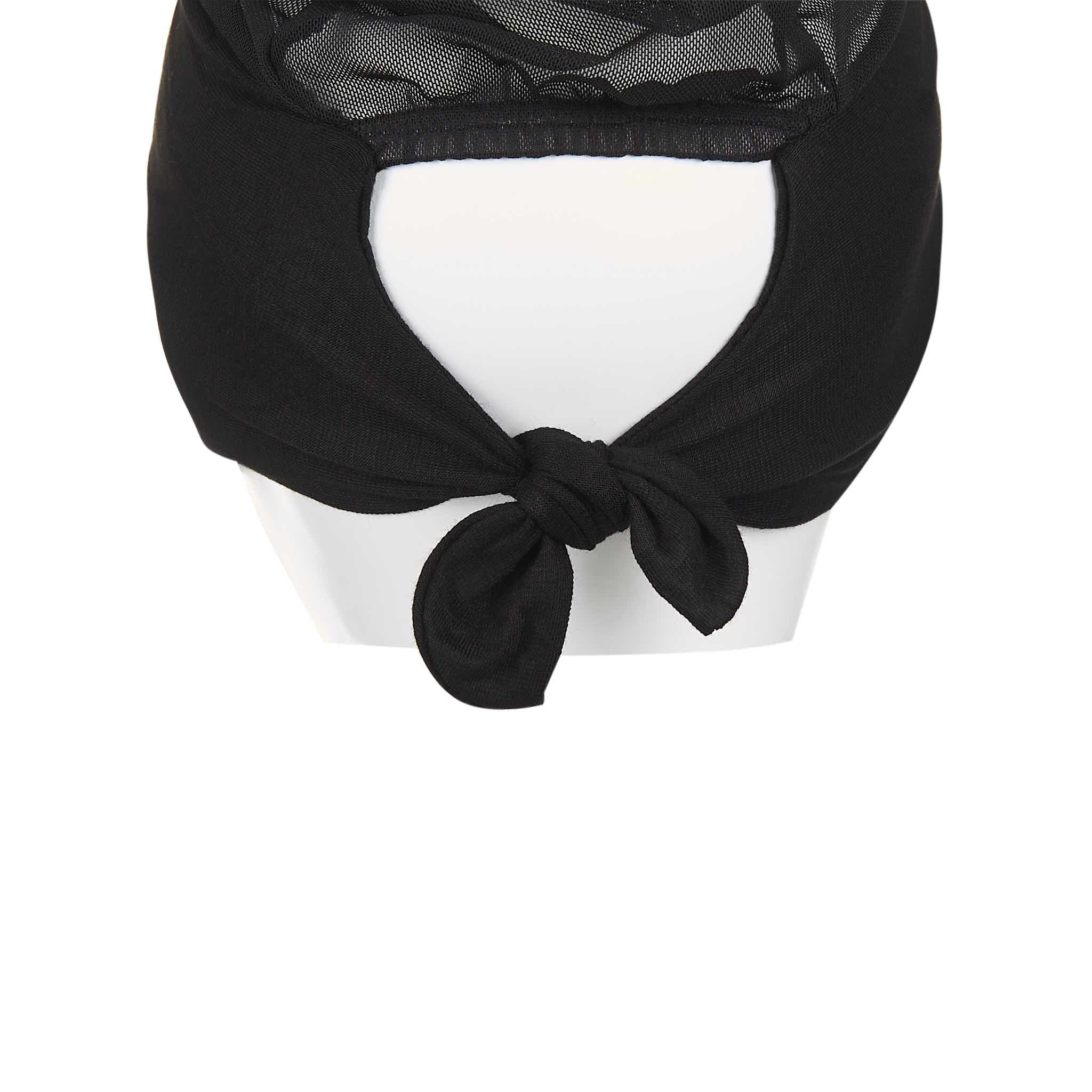 Breathable Head Cap for Hijab - Black - Image 3