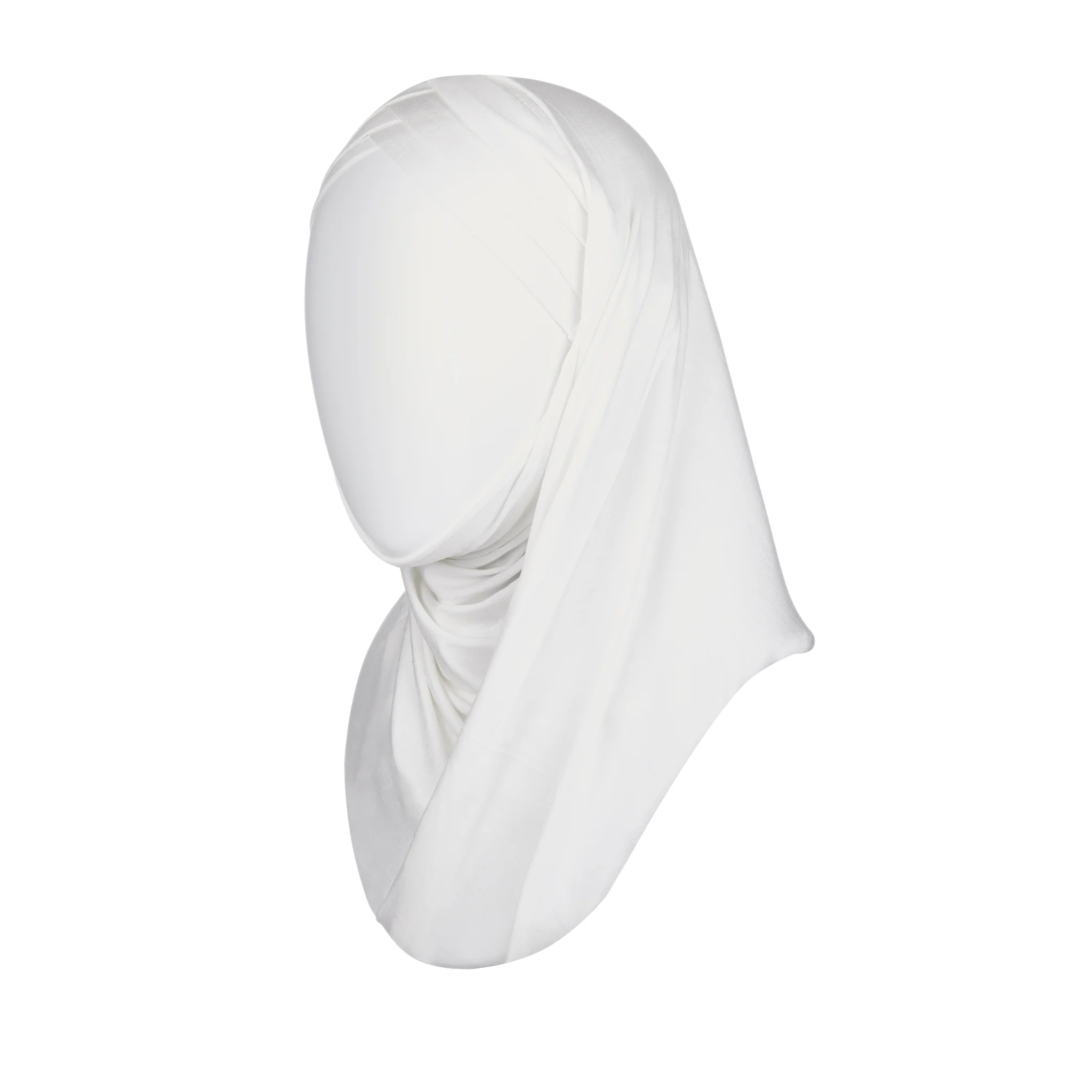 Black Ready to Wear Hijab - 3 Stripped - Image 5