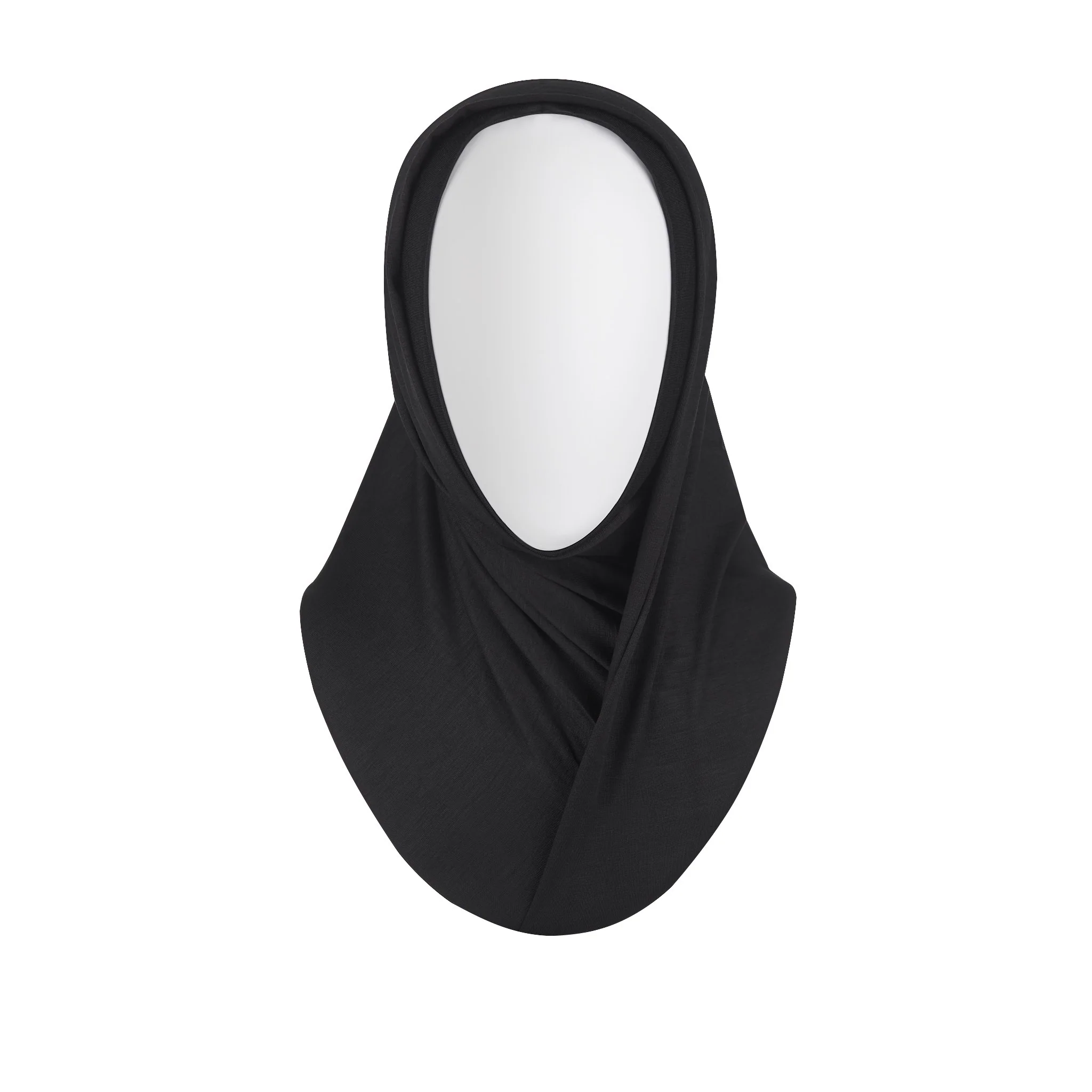 Black Ready to Wear Hijab - Regular - Image 2