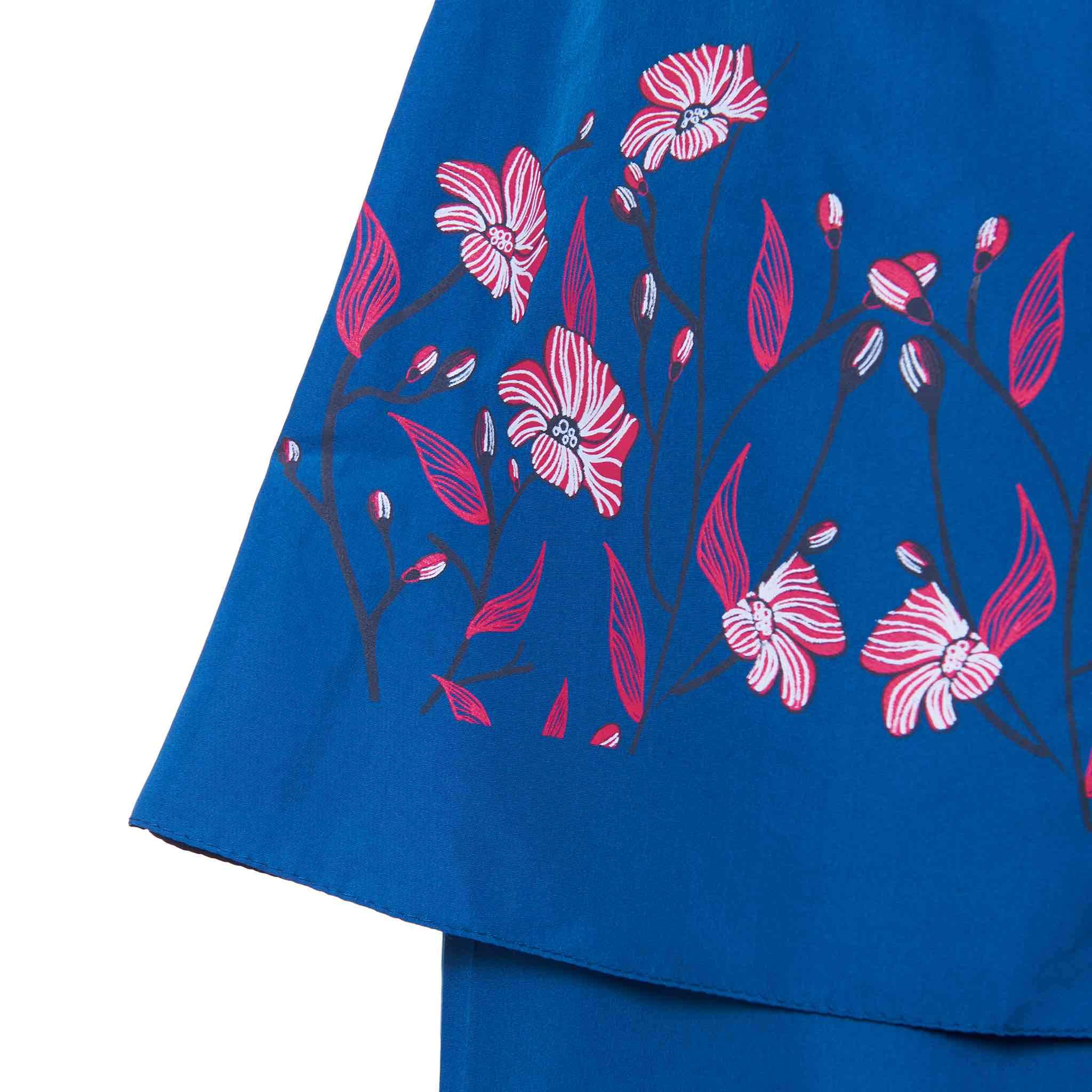 Blue Floral Burkini Swimwear - Image 6