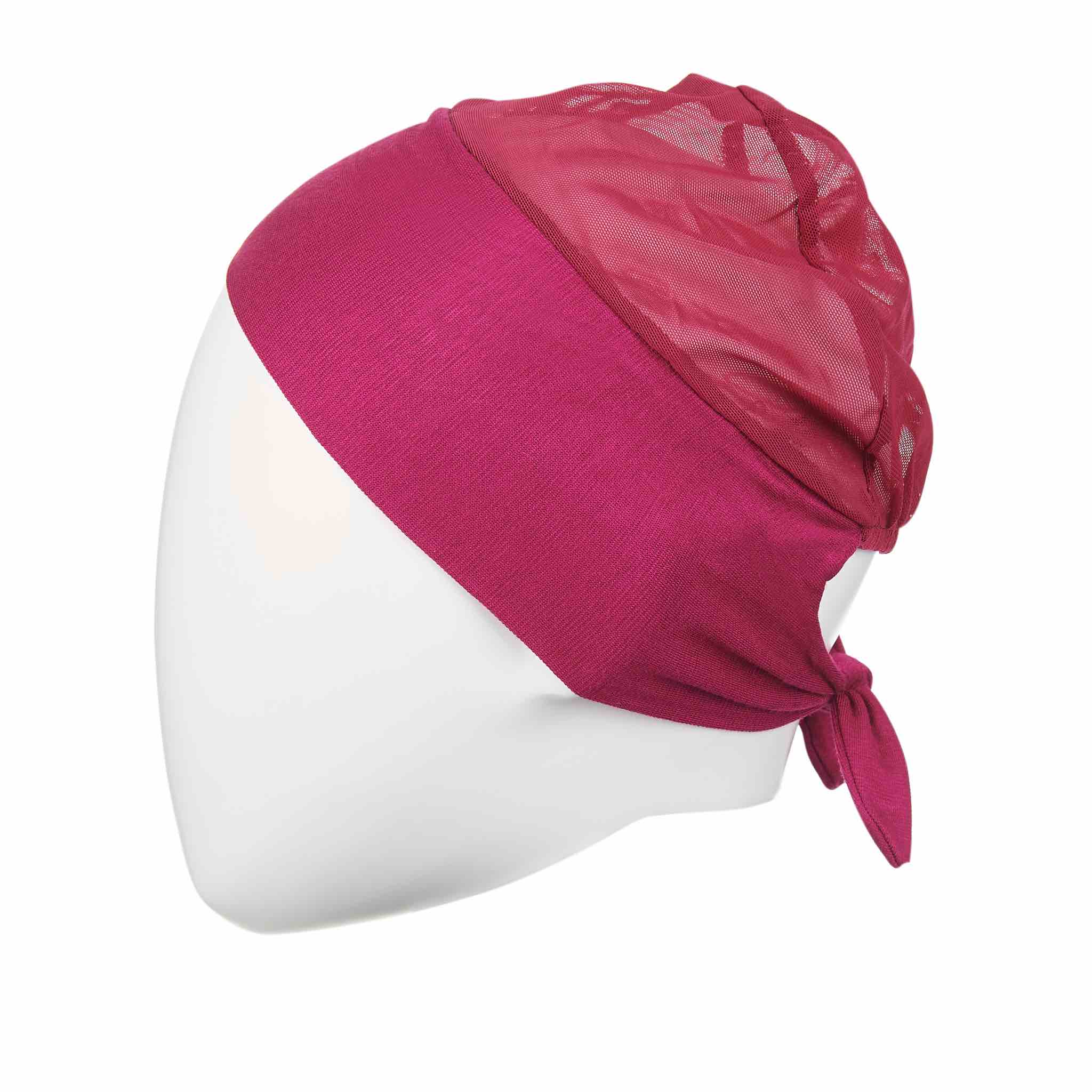 Breathable Head Cap for Hijab - Brown - Image 6