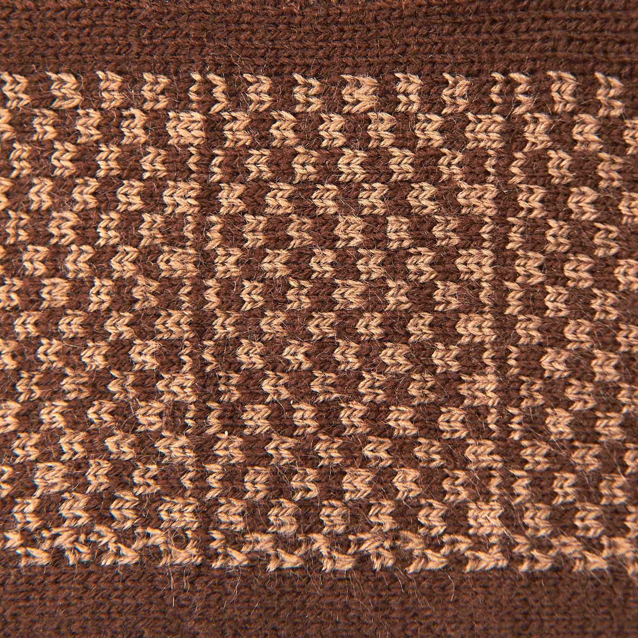 Brown Golden Warm Kufi Cap - Image 2