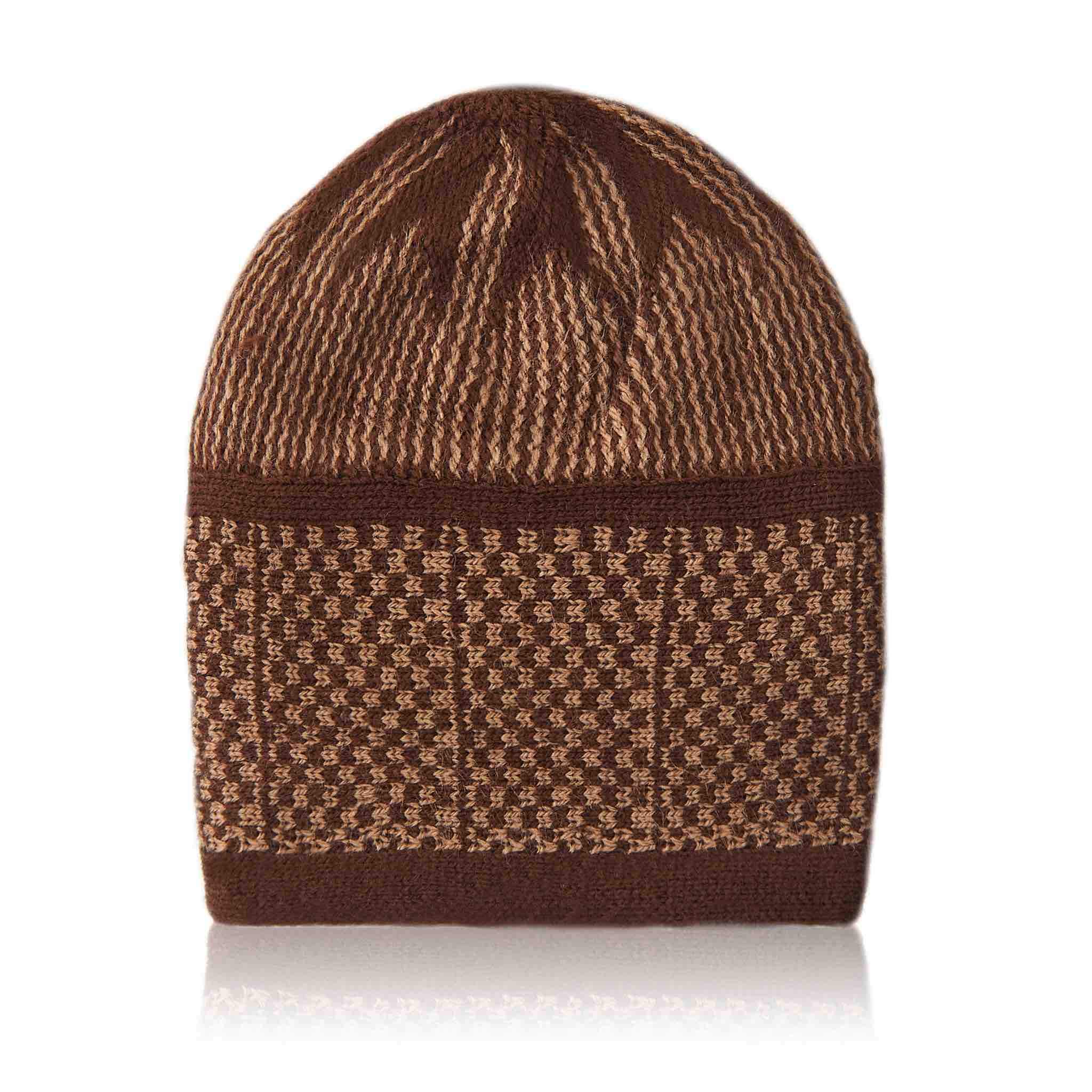 Brown Golden Warm Kufi Cap - Image 3
