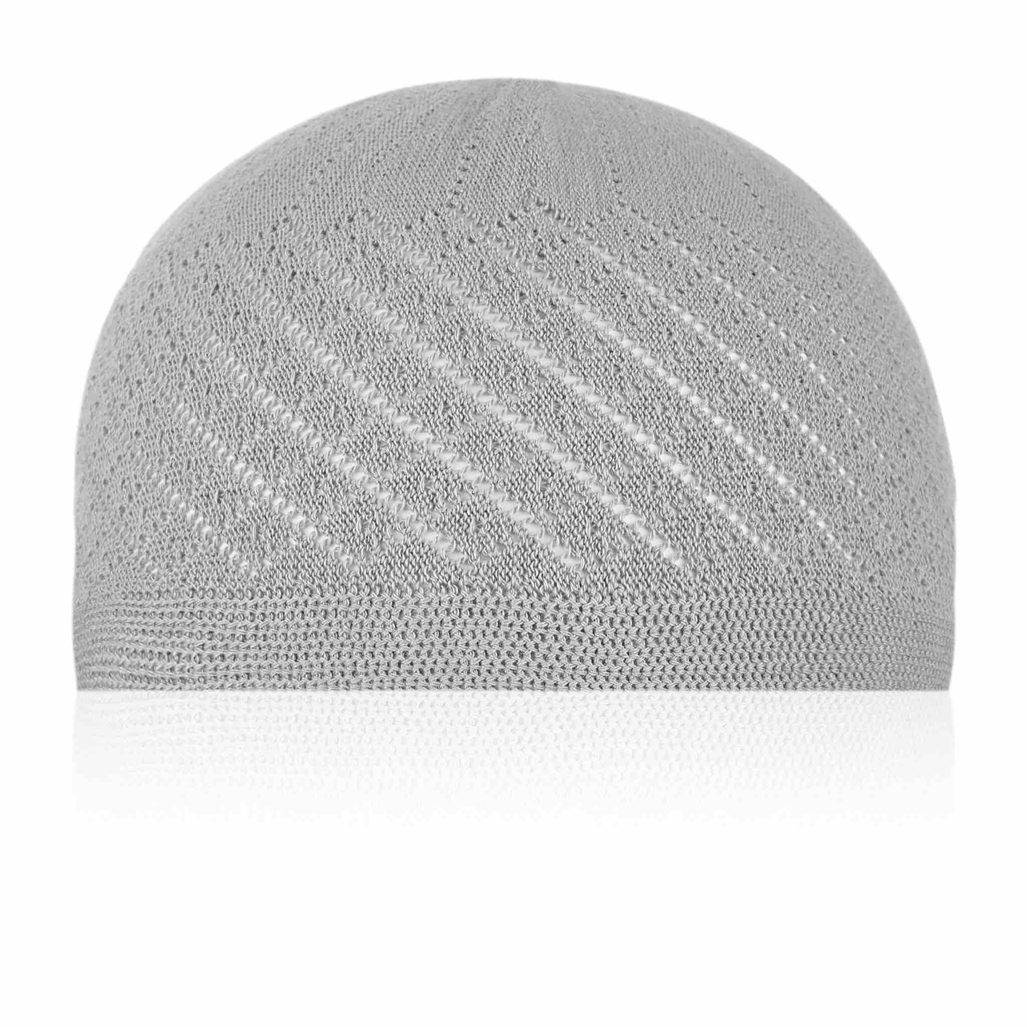 Classic Brown Knitted Kufi Cap - Full size - Image 6