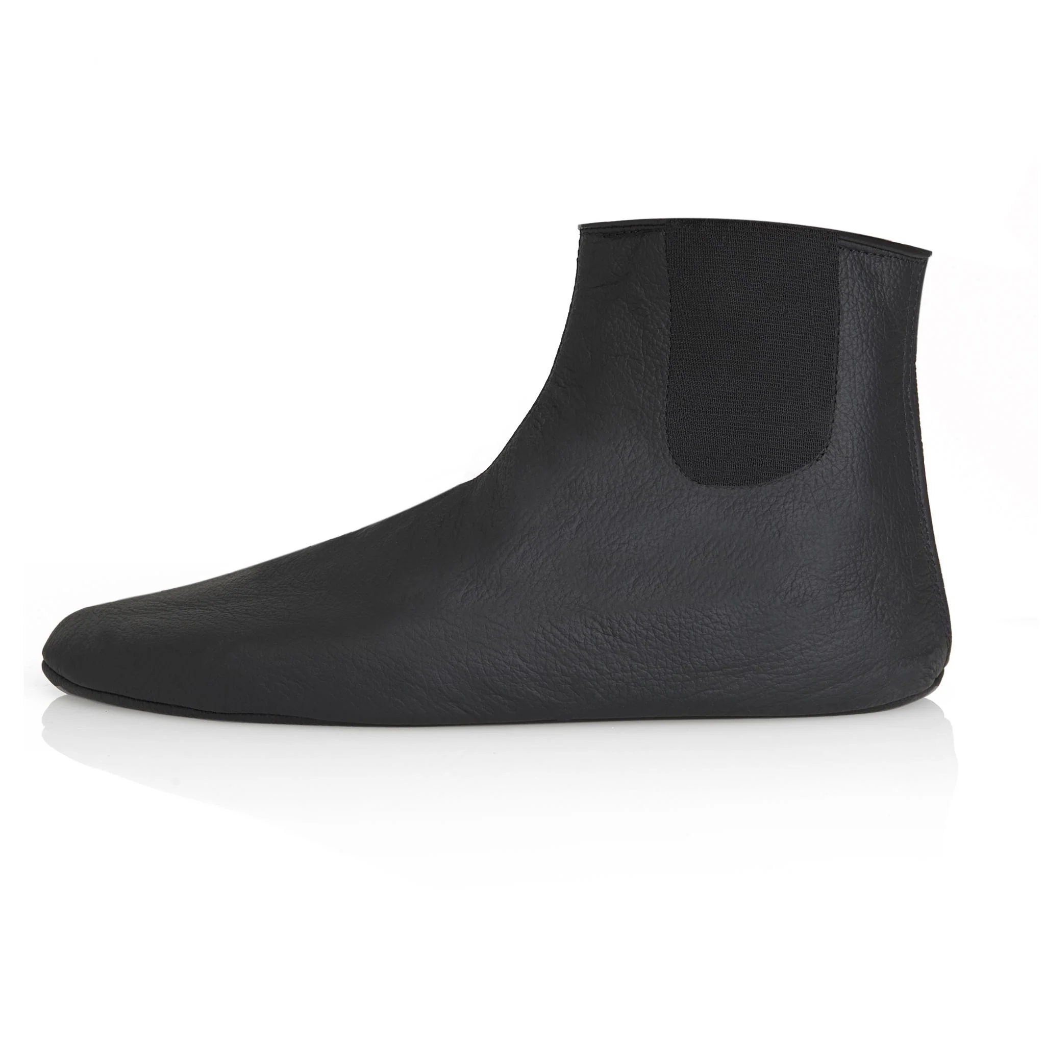 Easy Wear Sheep Leather Socks with White Fur - Image 2