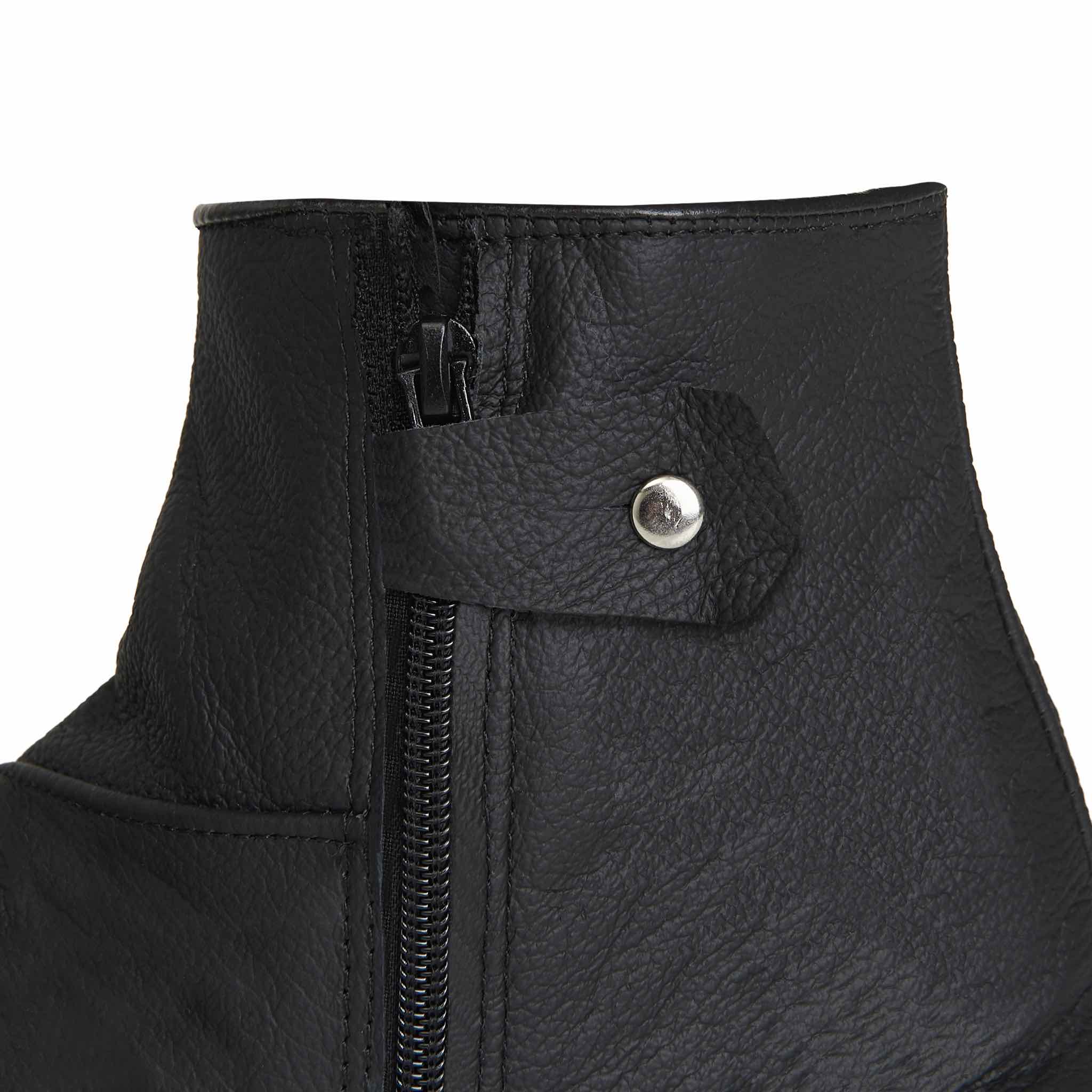 Easy Wear Sheep Leather Socks with White Fur - Image 3