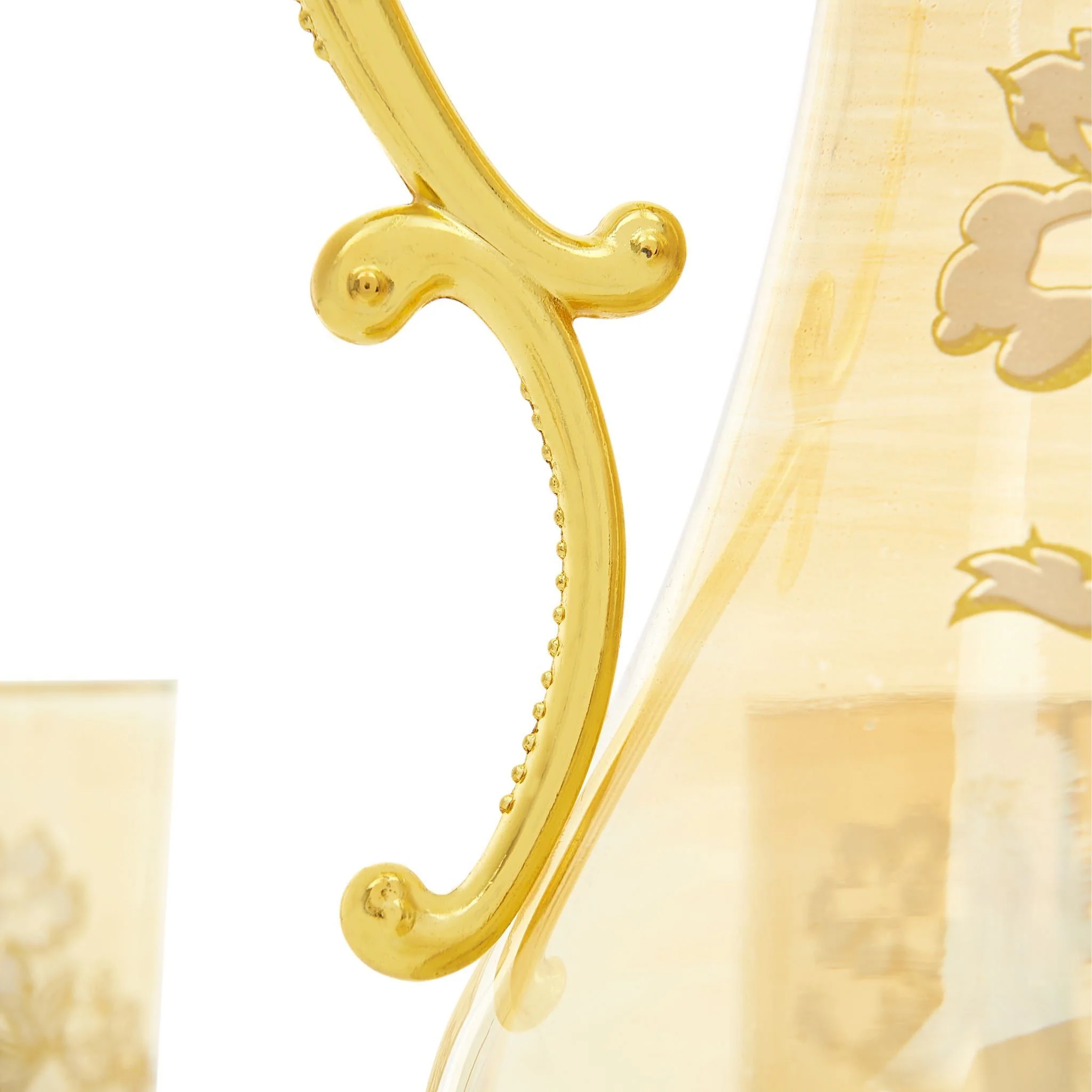 Gilded Gold Jacobean Turkish Drink Serving Set - Image 3