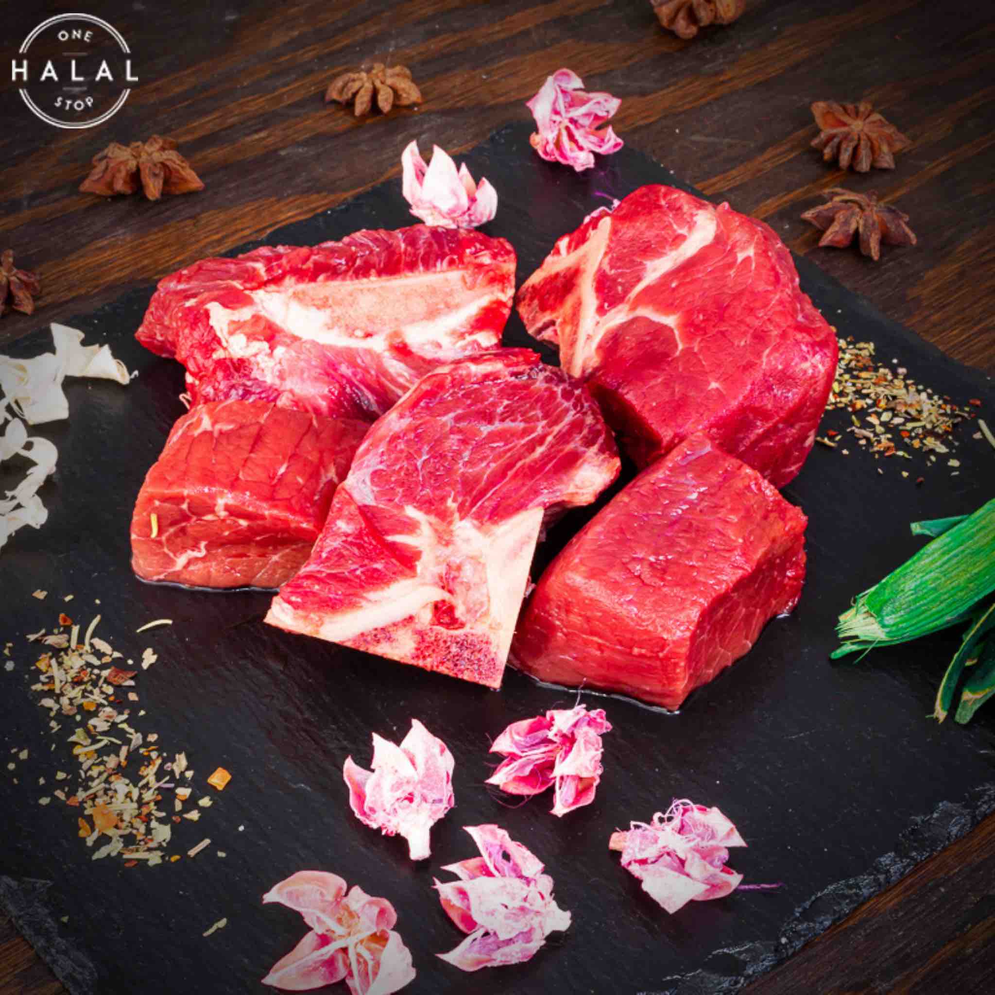 Grass-fed Grass-finished Beef Cubes - BoneIn Stew - Image 3