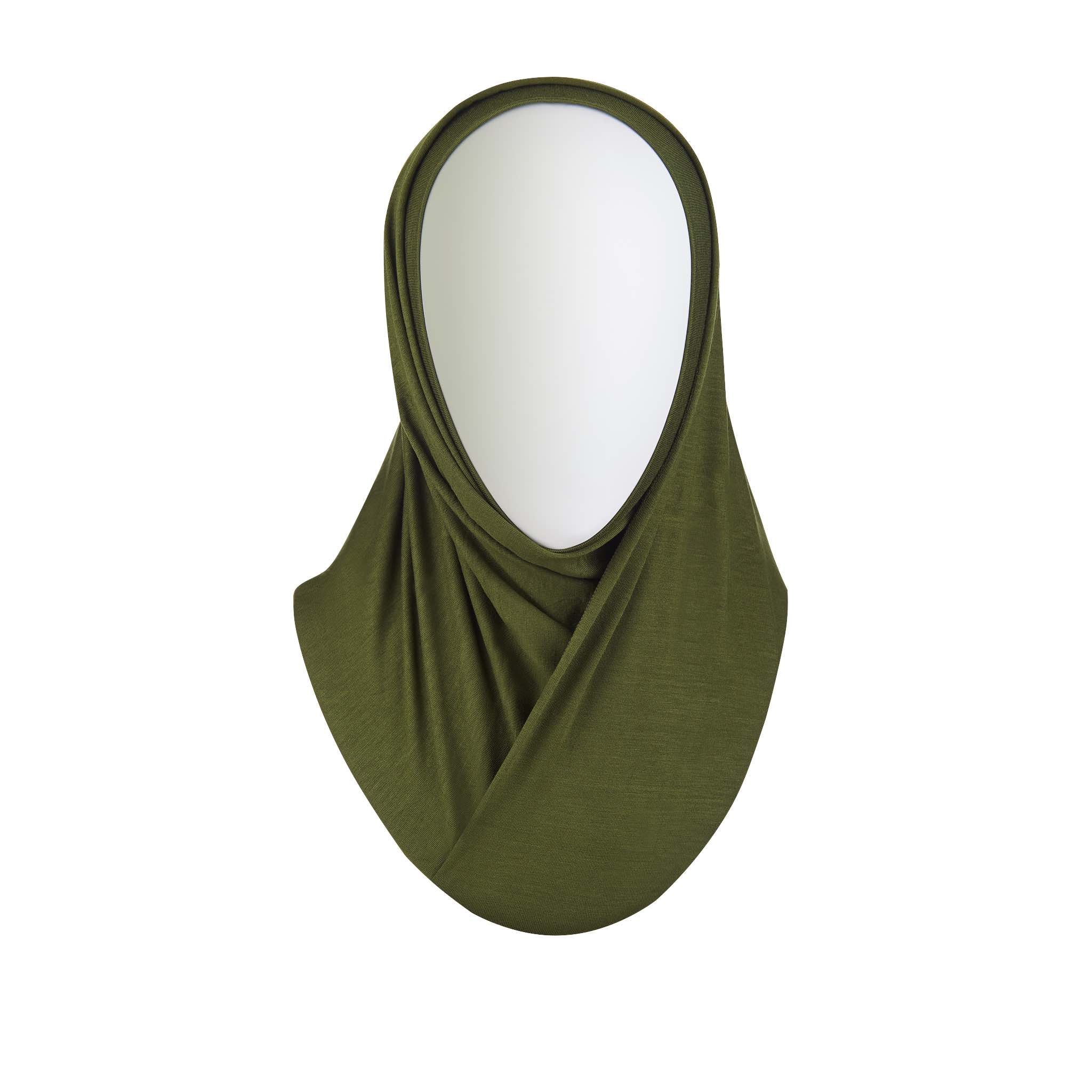 Green Ready to Wear Hijab - Regular - Image 2