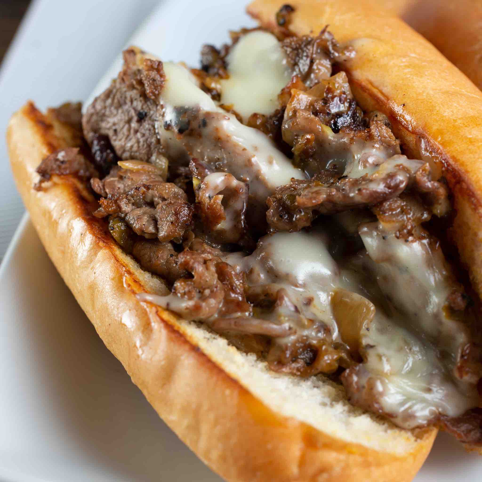 Halal Philly Cheesesteak Sandwich Slices - Image 4