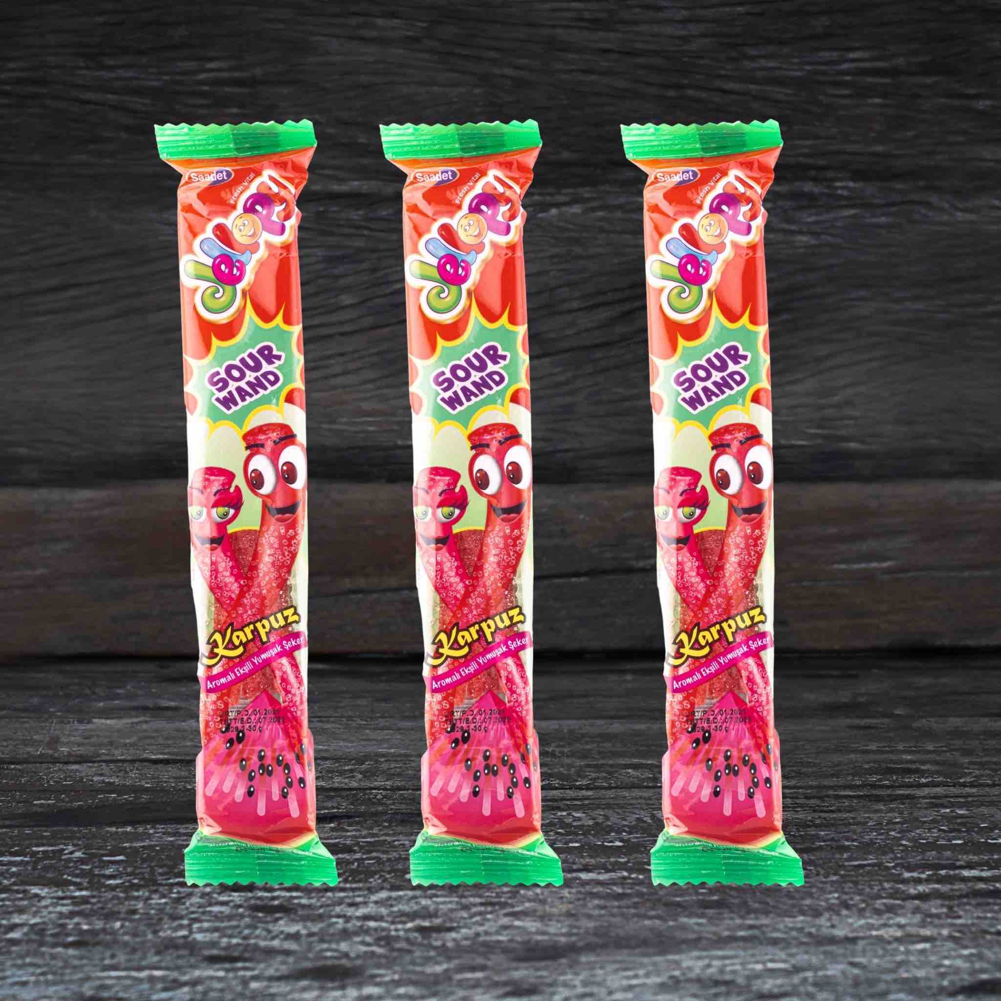 Jellopy Tutti Frutti Sour Wand - 3 pack - Image 8