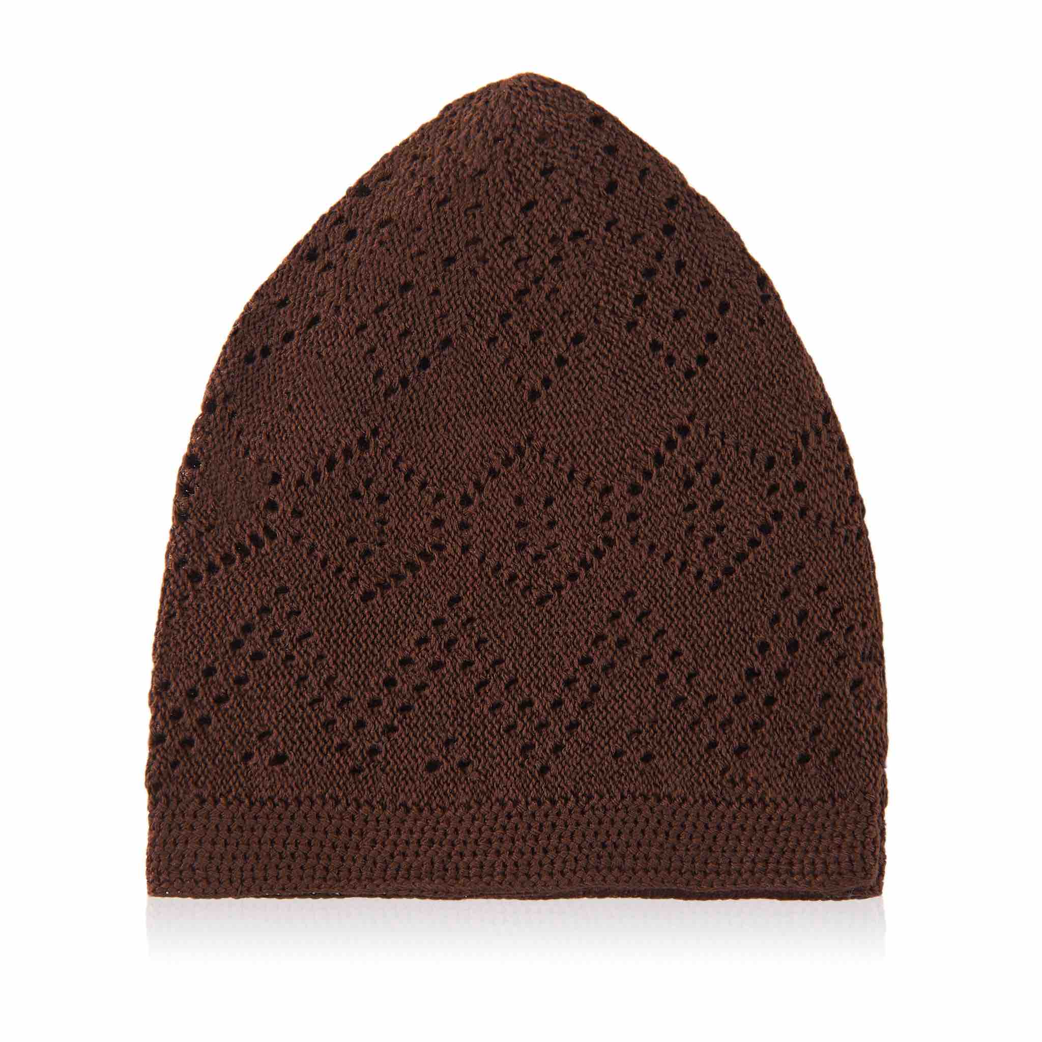 Kids Brown Kufi Cap - Image 3