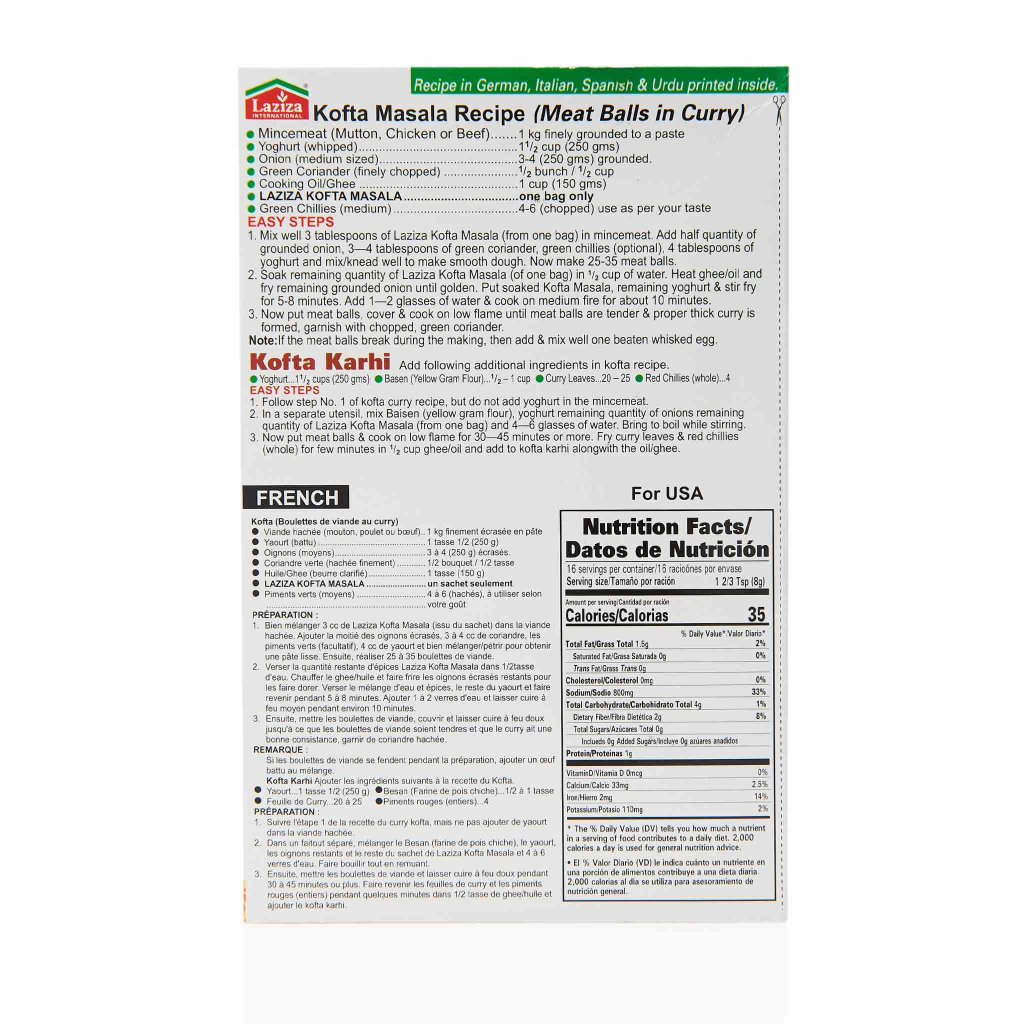 Laziza Chicken Masala Recipe Mix - Image 9