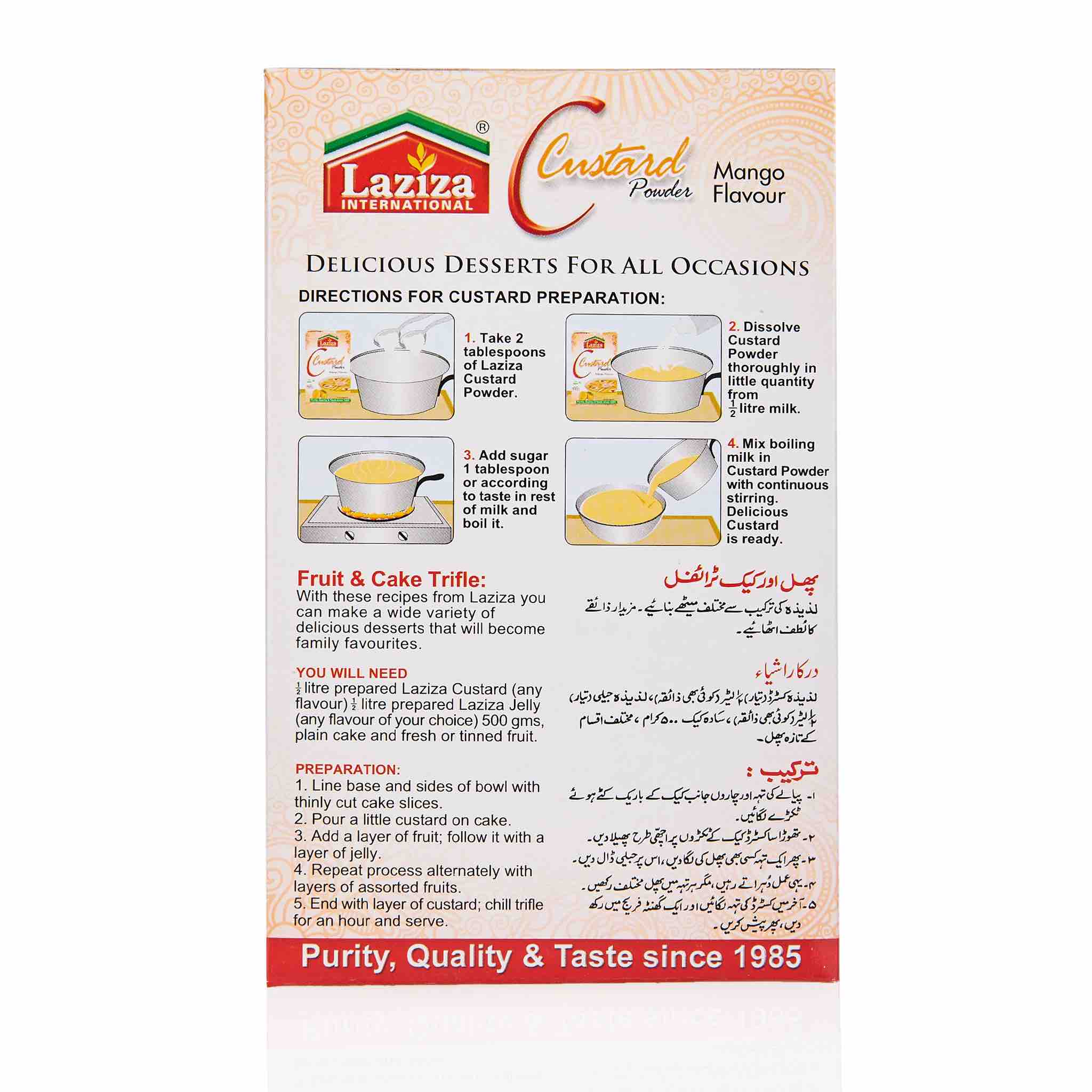 Laziza Custard Powder - Mango - Image 3