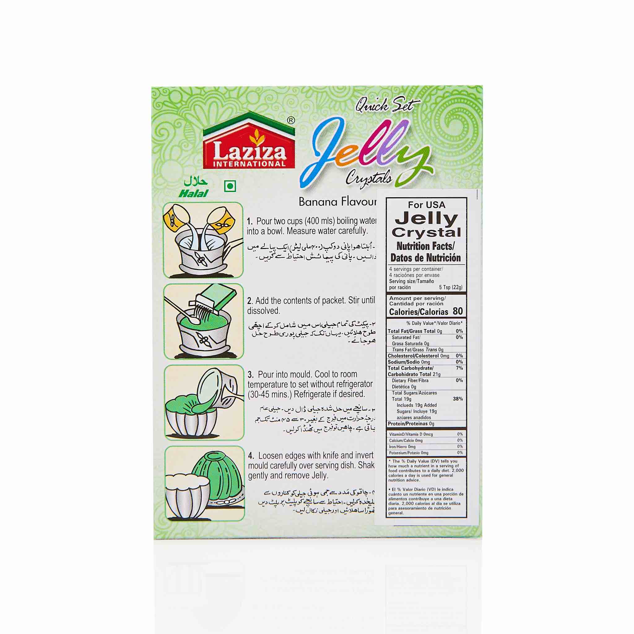 Laziza Jelly Crystals - Banana - Image 3