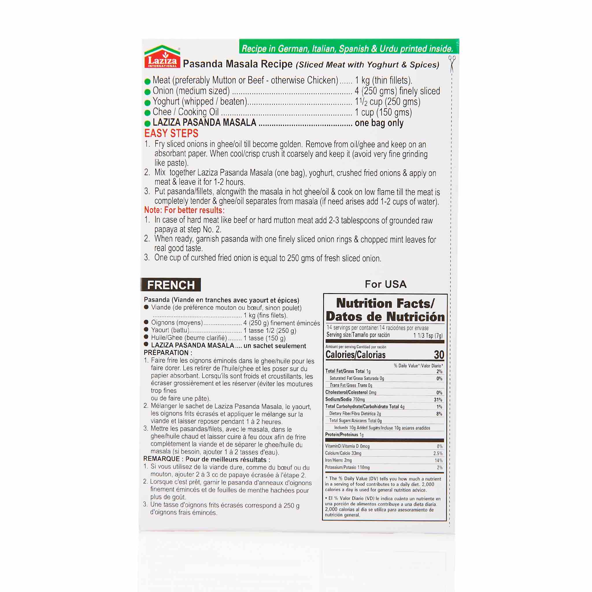 Laziza Qeema Recipe Mix - Image 28