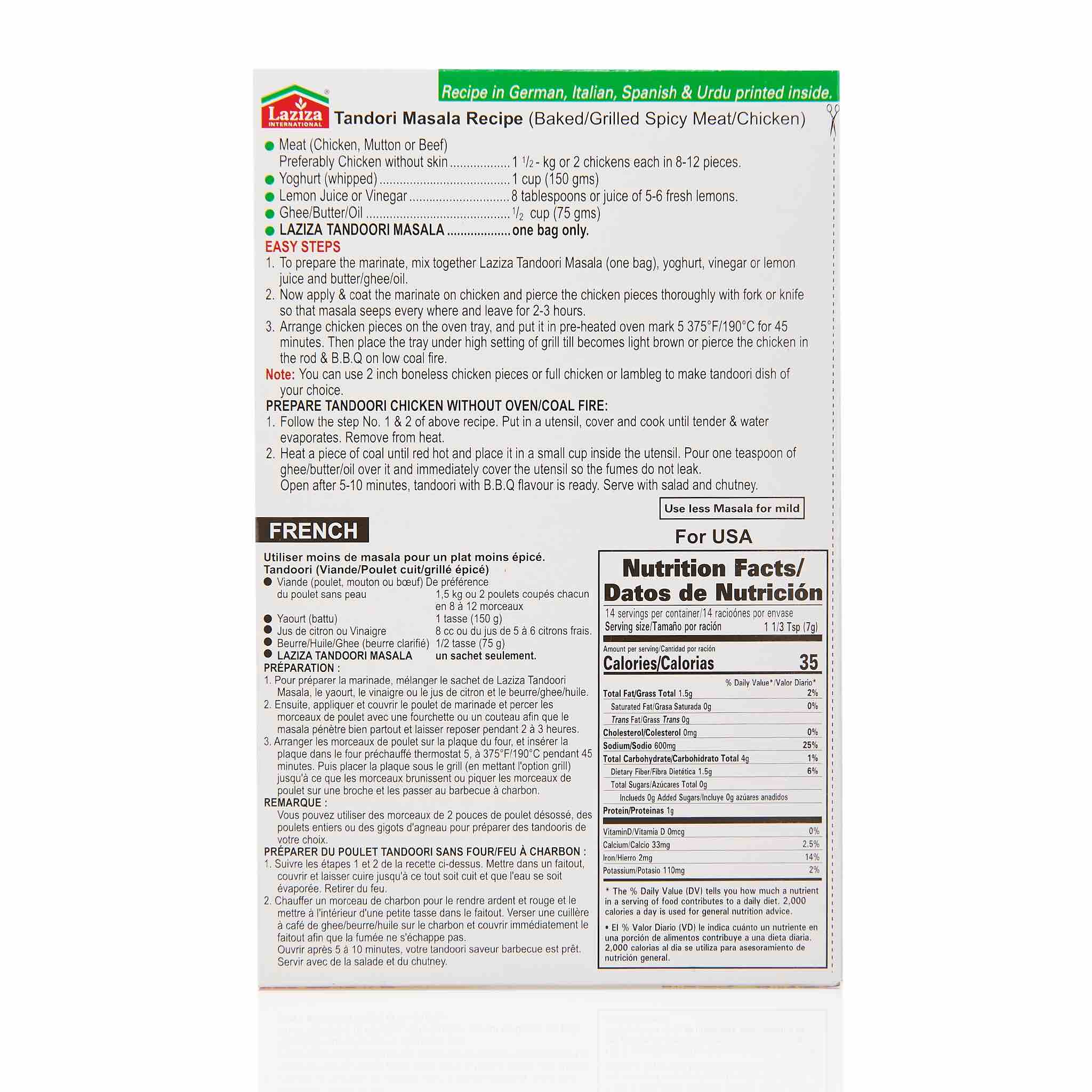 Laziza Seekh Kebab Recipe Mix - Image 13
