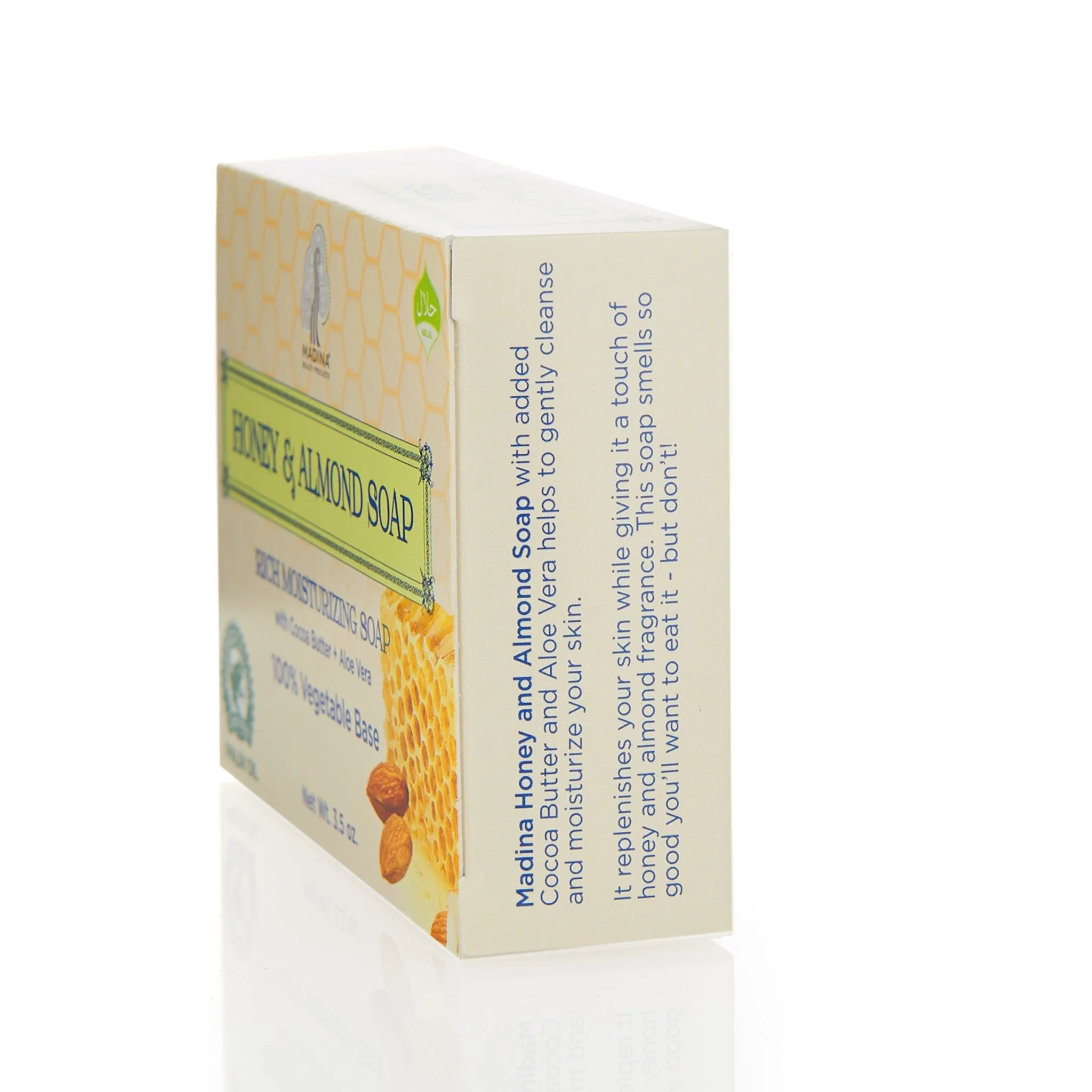 Madina Moisturizing Honey & Almond Soap - Image 3