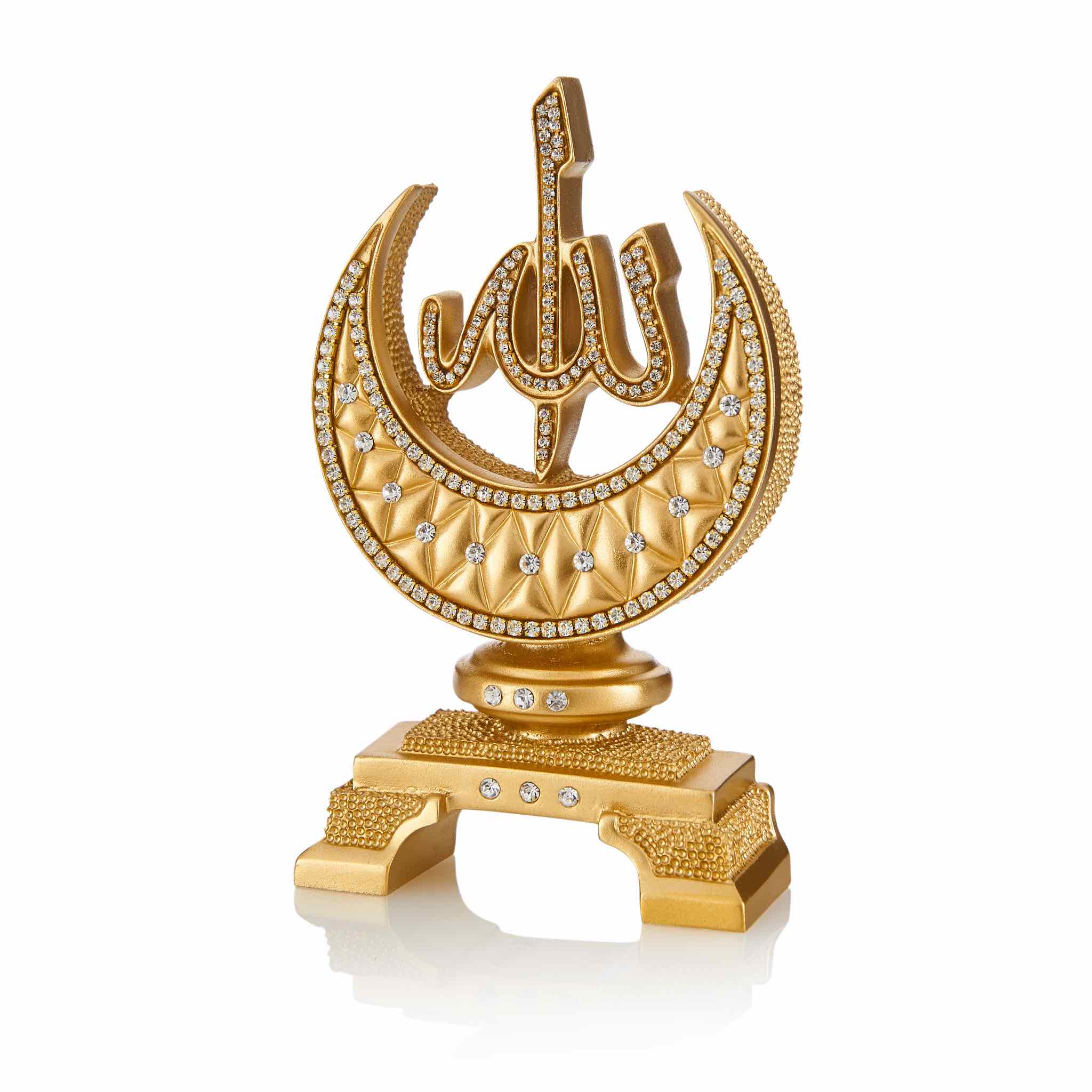 Medium Table Art in Golden - Allah Muhammad S.A.W - Image 3