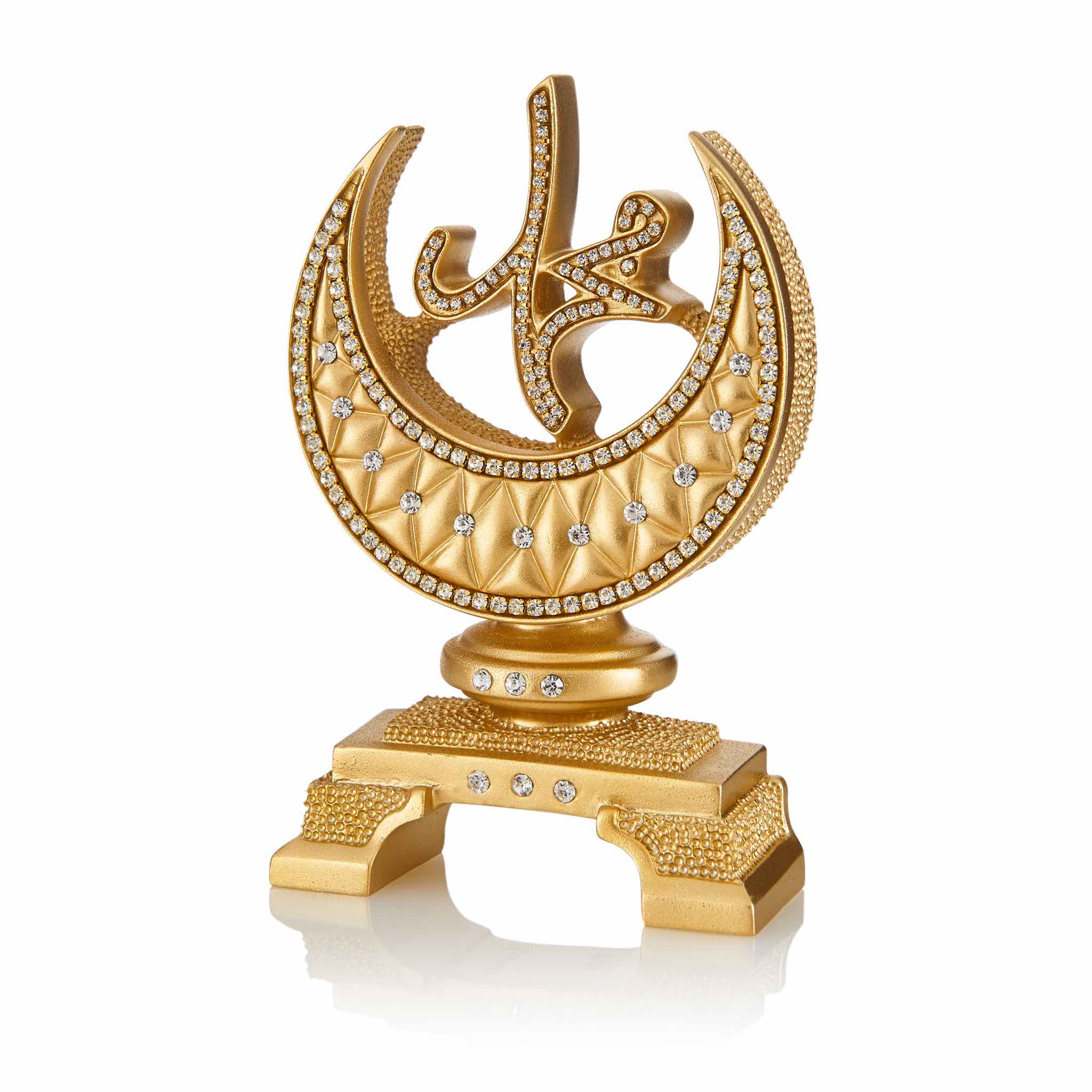 Medium Table Art in Golden - Allah Muhammad S.A.W - Image 5