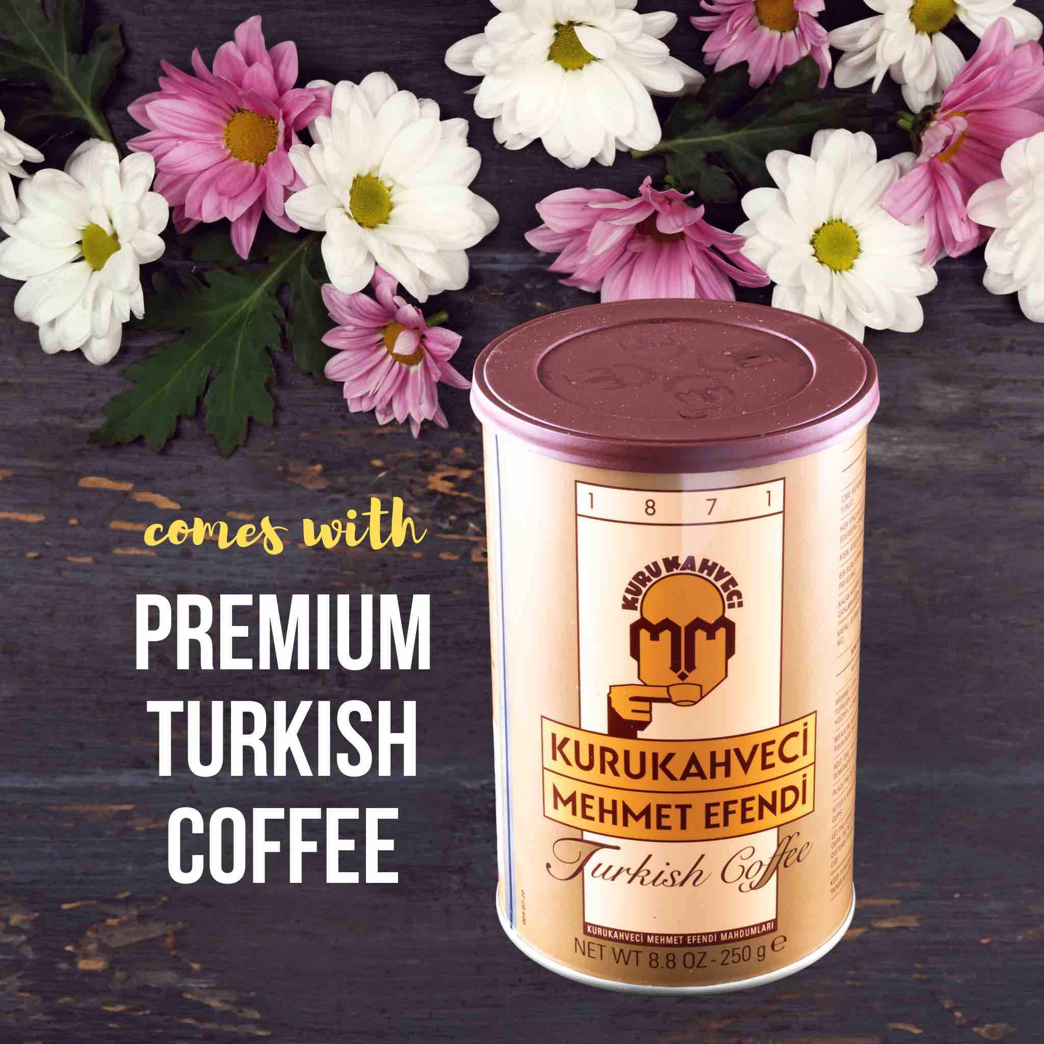 Mehmet Efendi Turkish Coffee Gift Set - Image 4