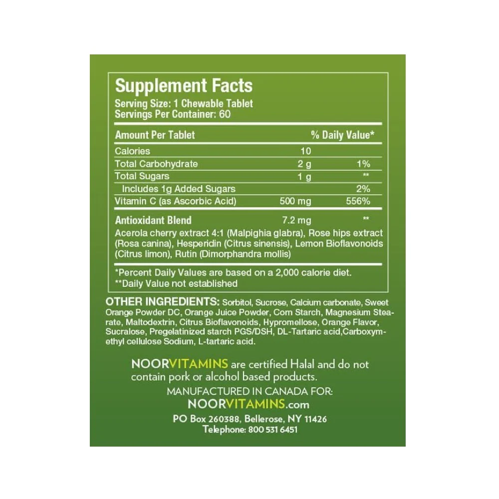 NoorVitamins Halal Vitamin C - Image 2