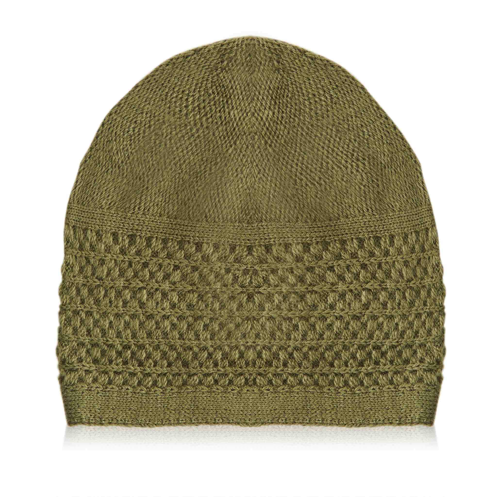 Patterned Green Kufi Cap - Image 3