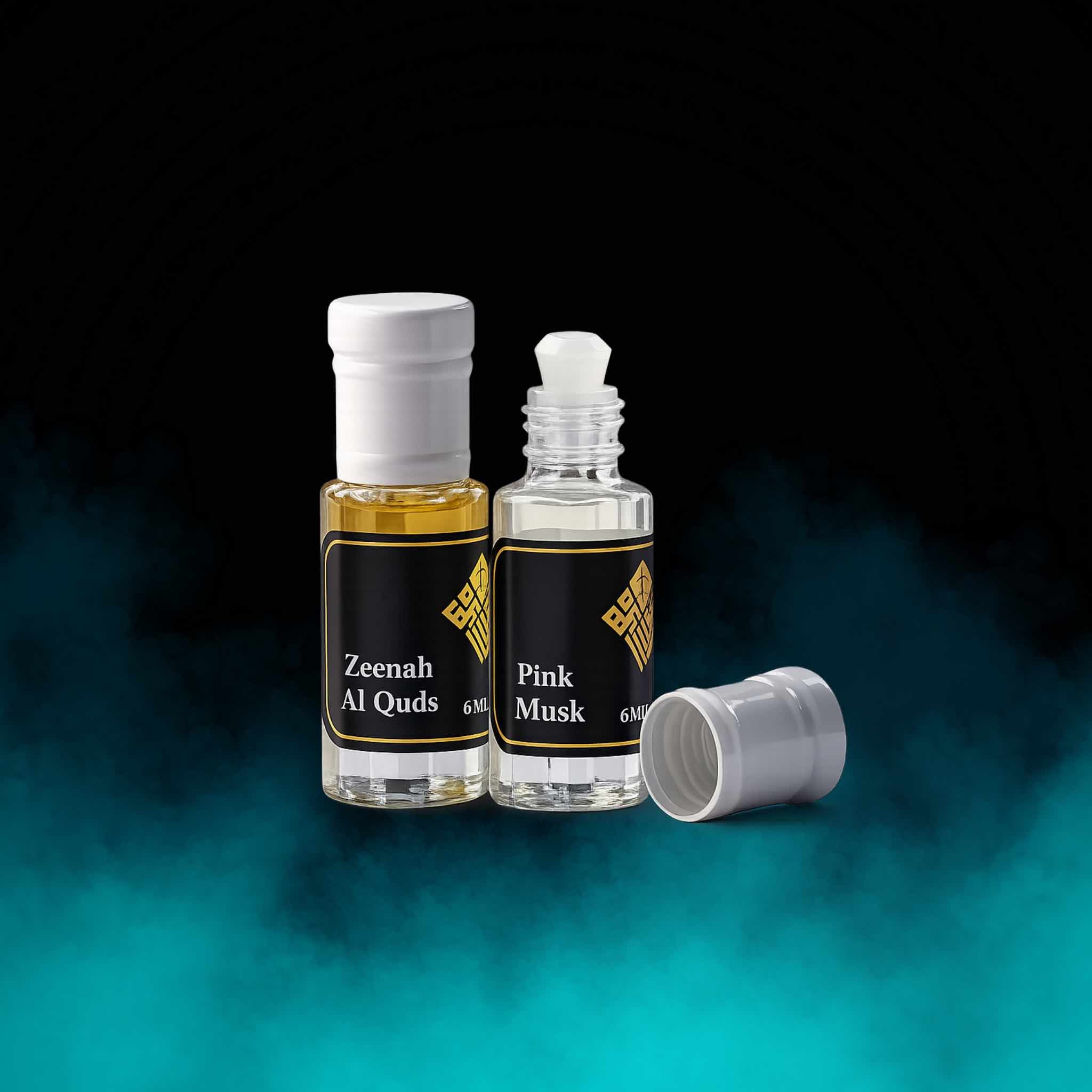 Perfume Oil Gift Pack - Pink Musk & Zeenah Al Quds - Image 2