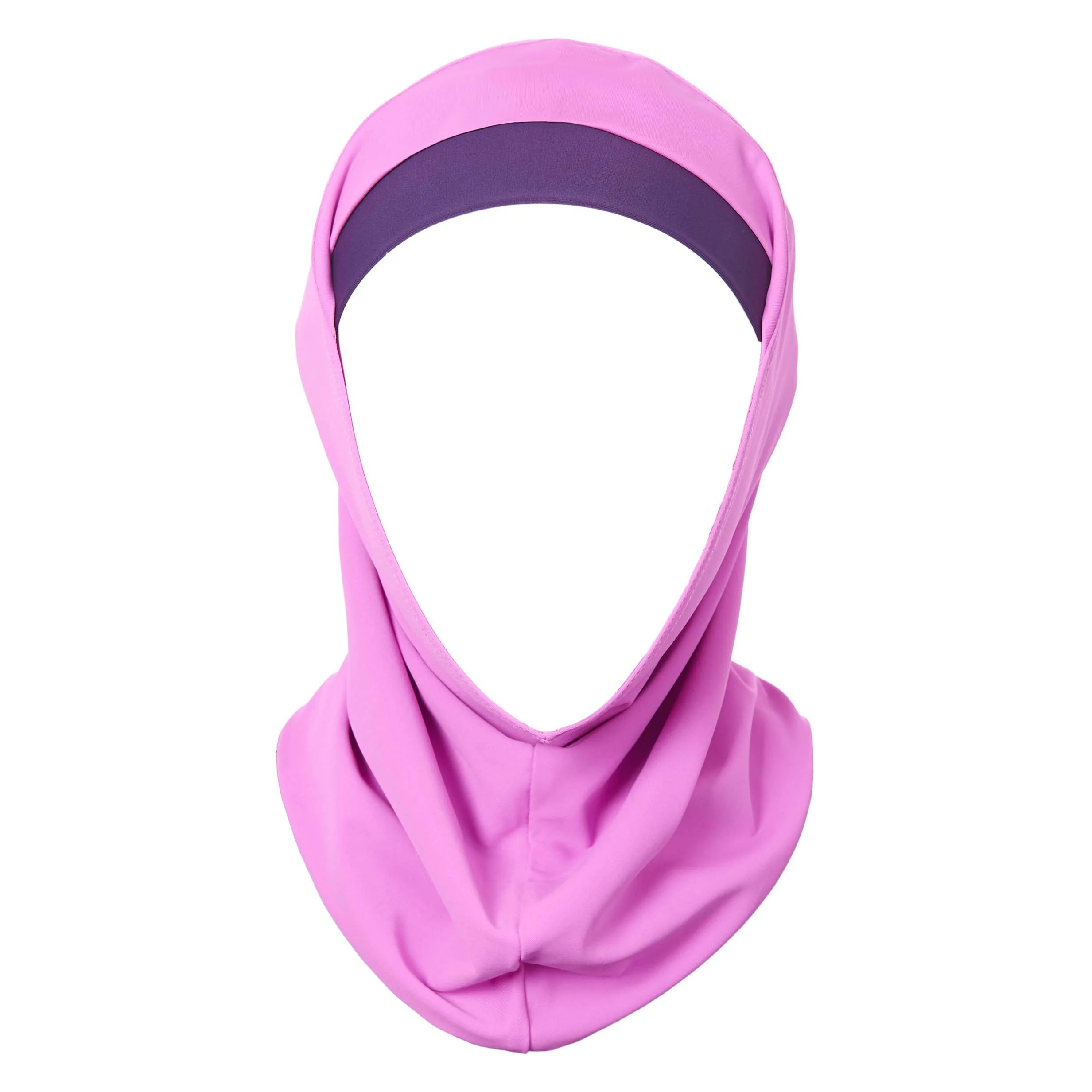 Pink and Purple Striped Burkini Swimwear - Image 4
