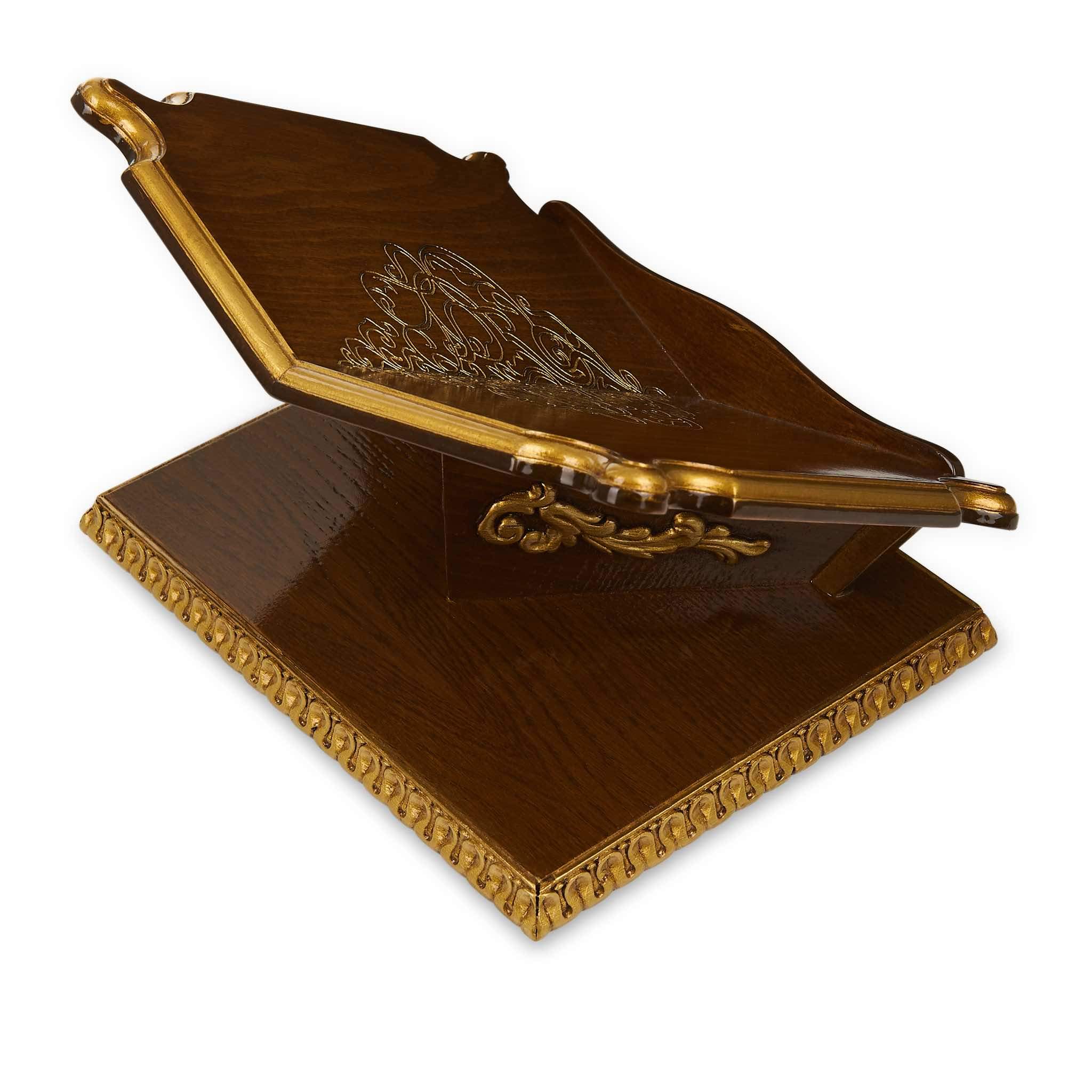 Premium Book Reader & Rahle - Golden Walnut - Image 3