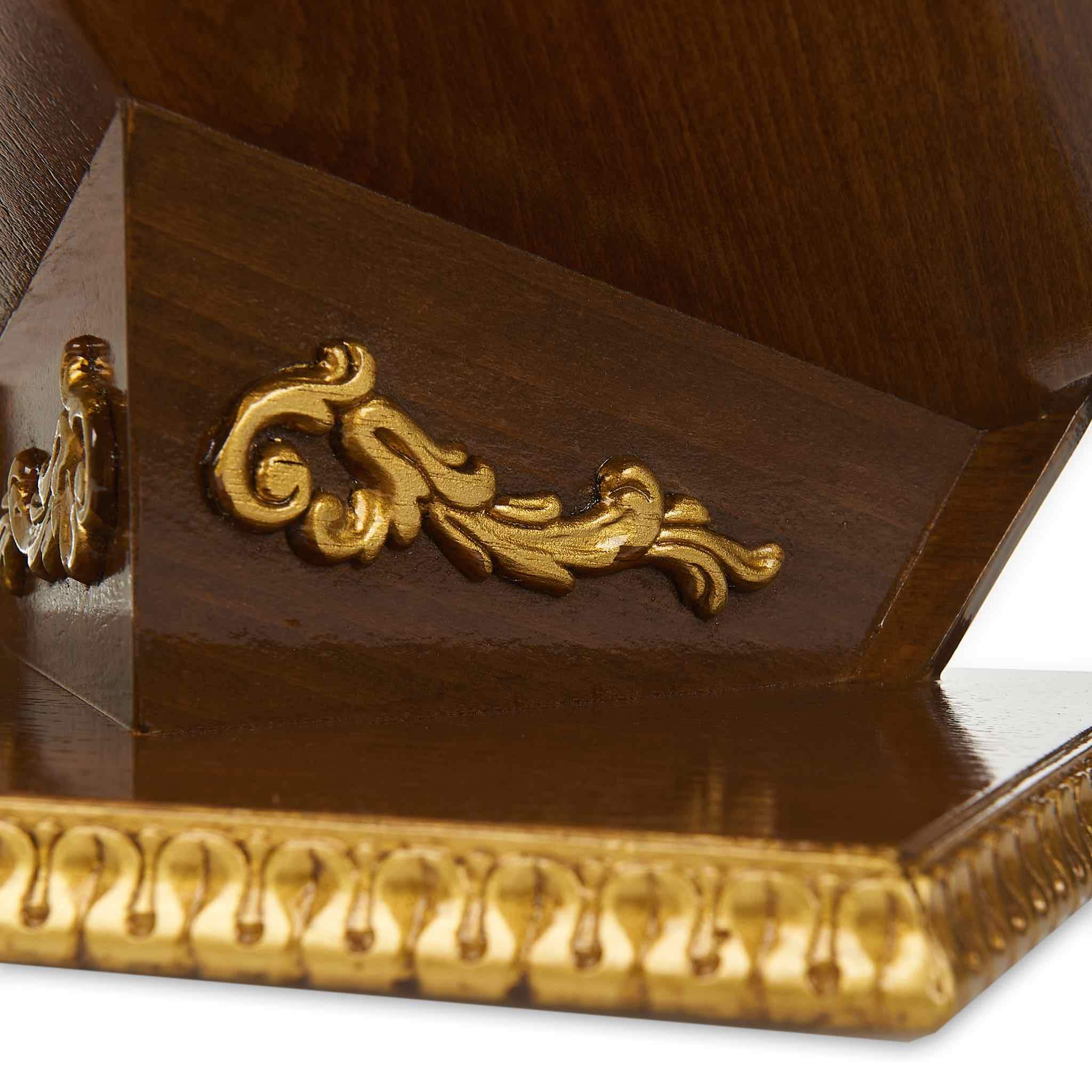 Premium Book Reader & Rahle - Golden Walnut - Image 4