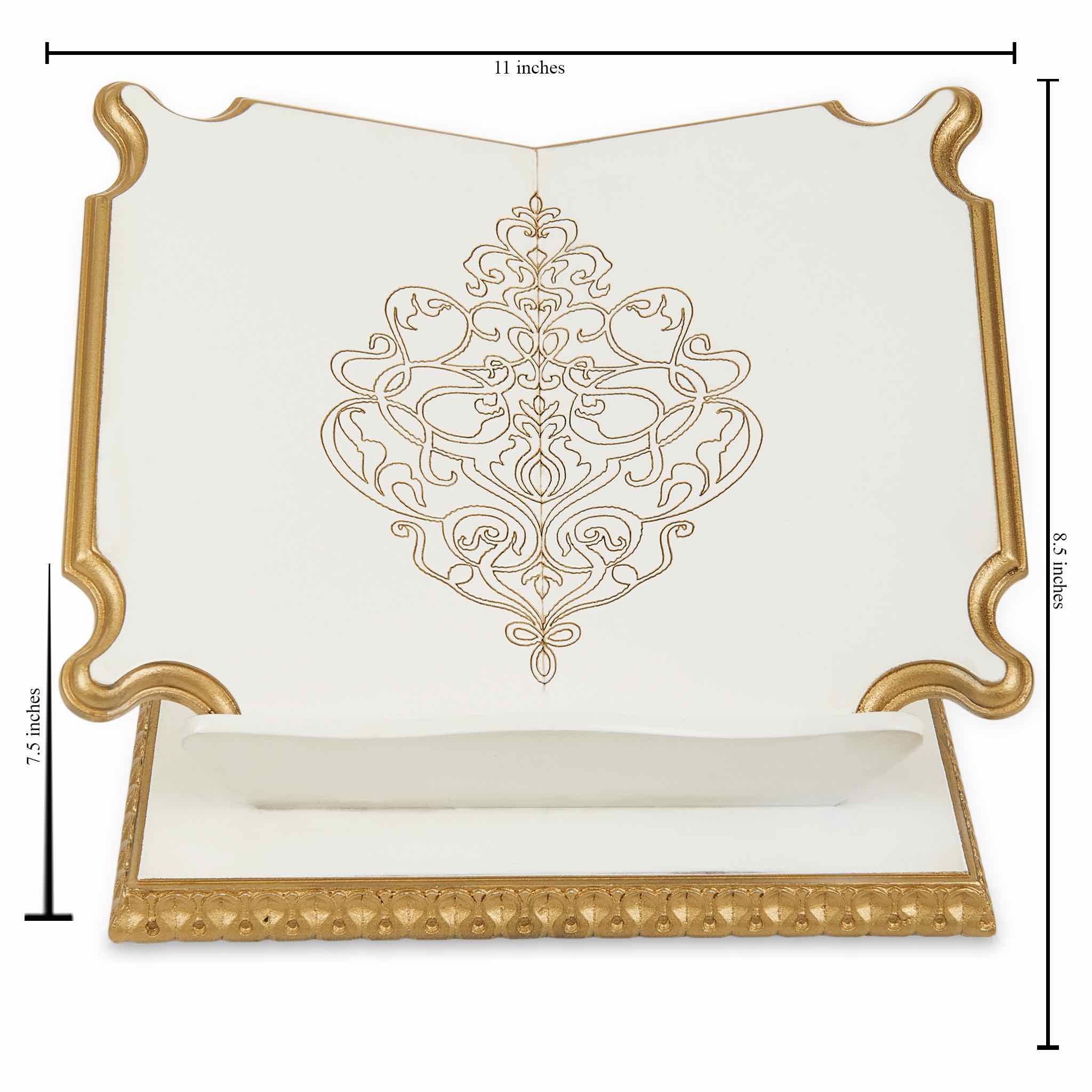 Premium Book Reader & Rahle - Golden White - Image 5