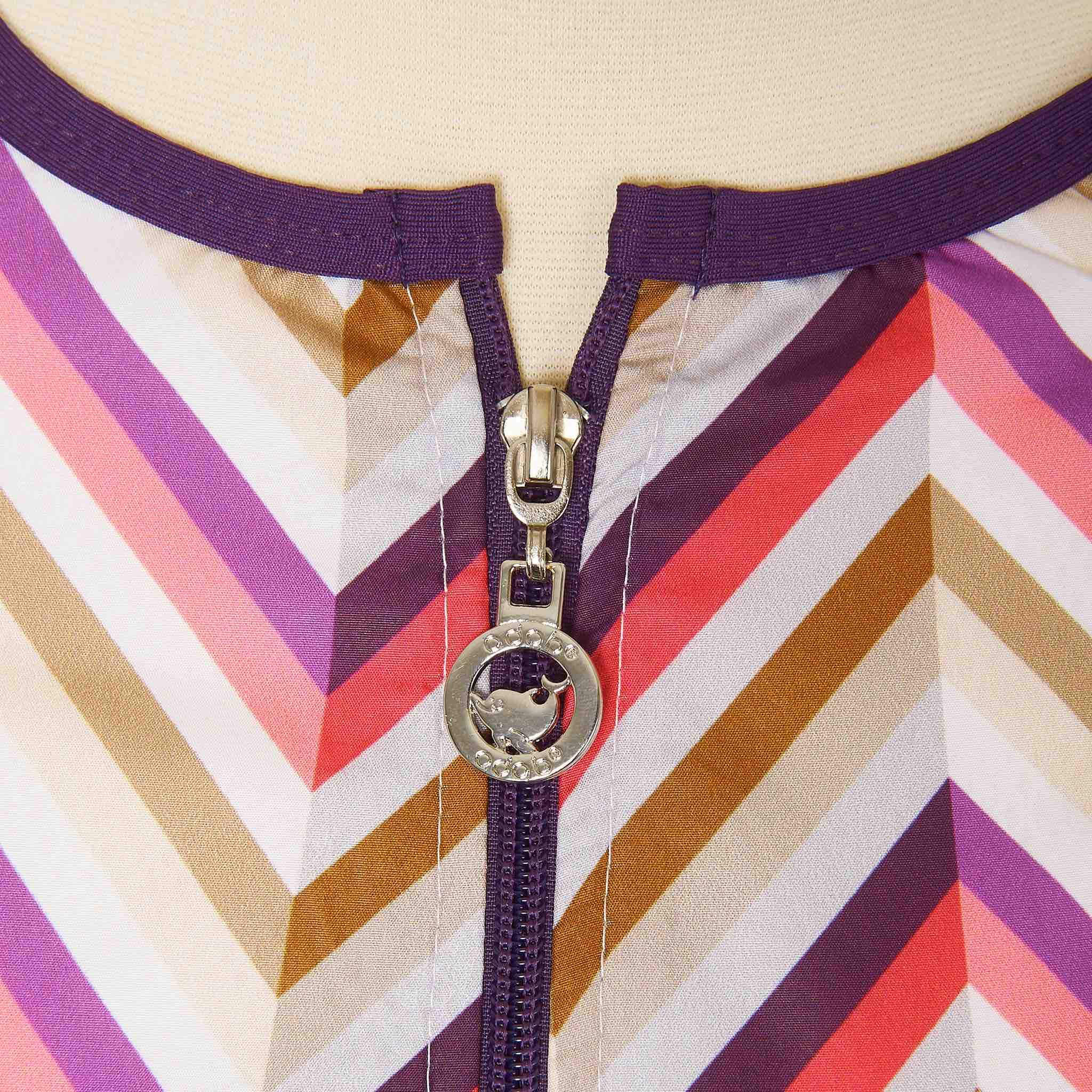 Purple Striped Burkini Swimwear - Image 6