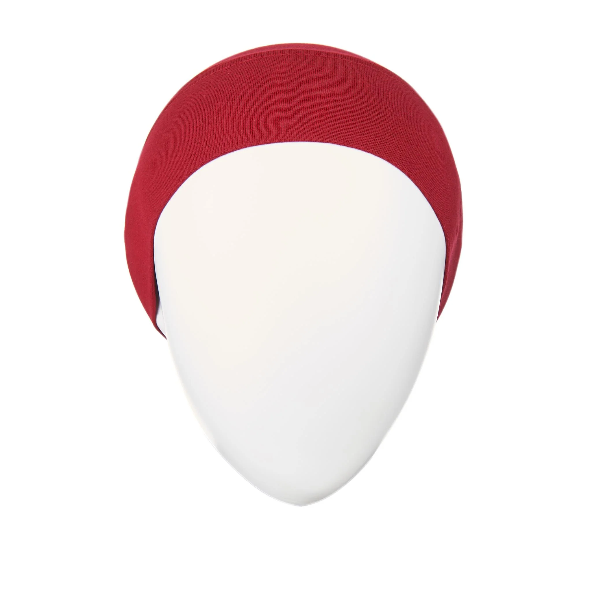 Full Size Head Cap for Hijab - Red - Image 2
