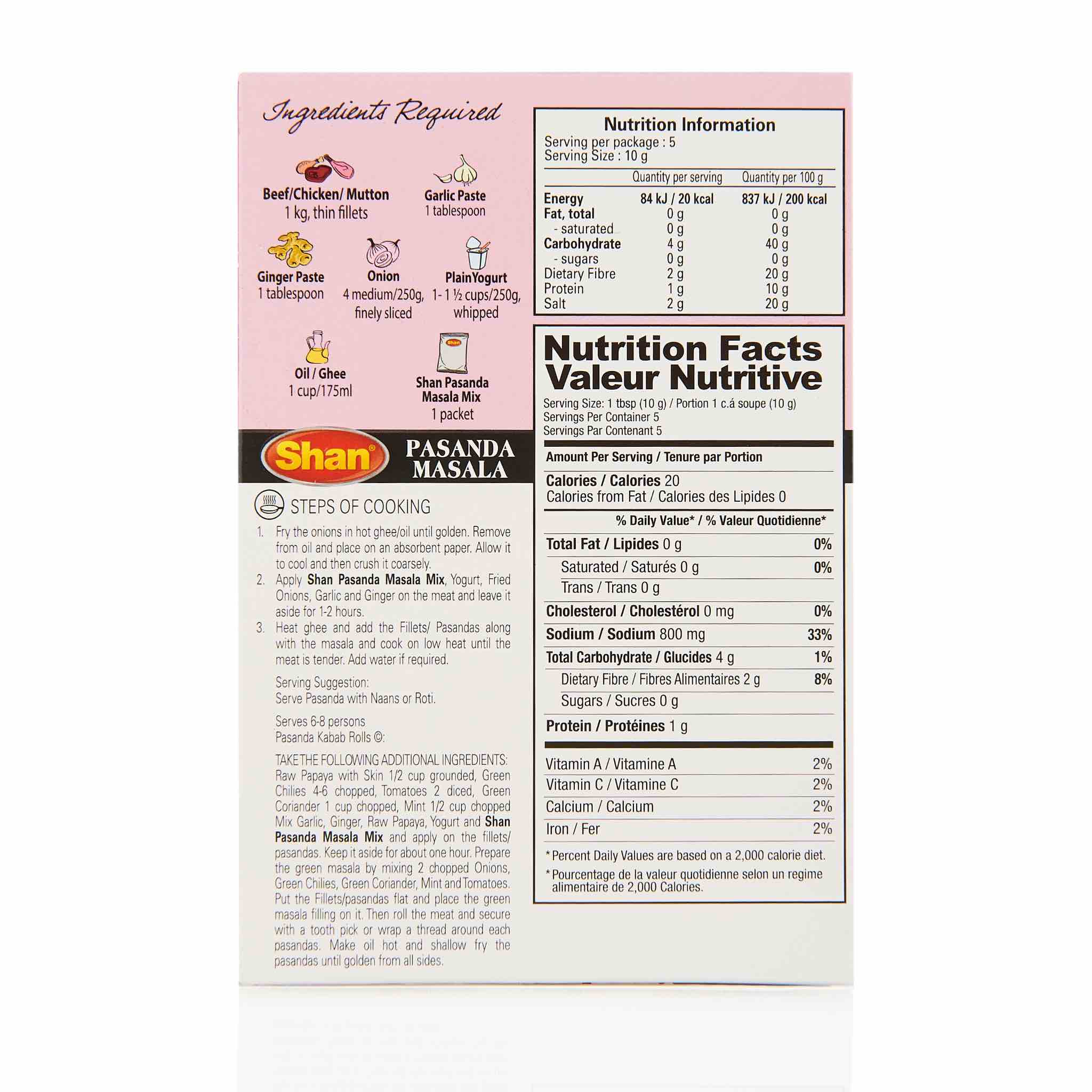 Shan Chicken Ginger Recipe Mix - Image 47