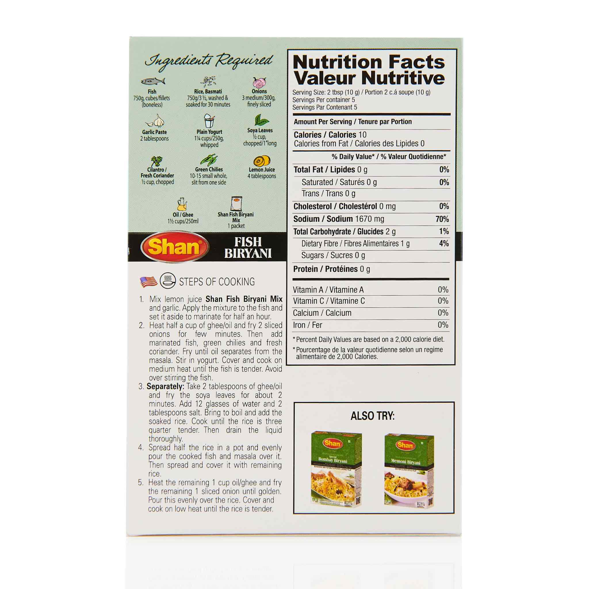 Shan Fish Biryani Recipe Mix - Image 2