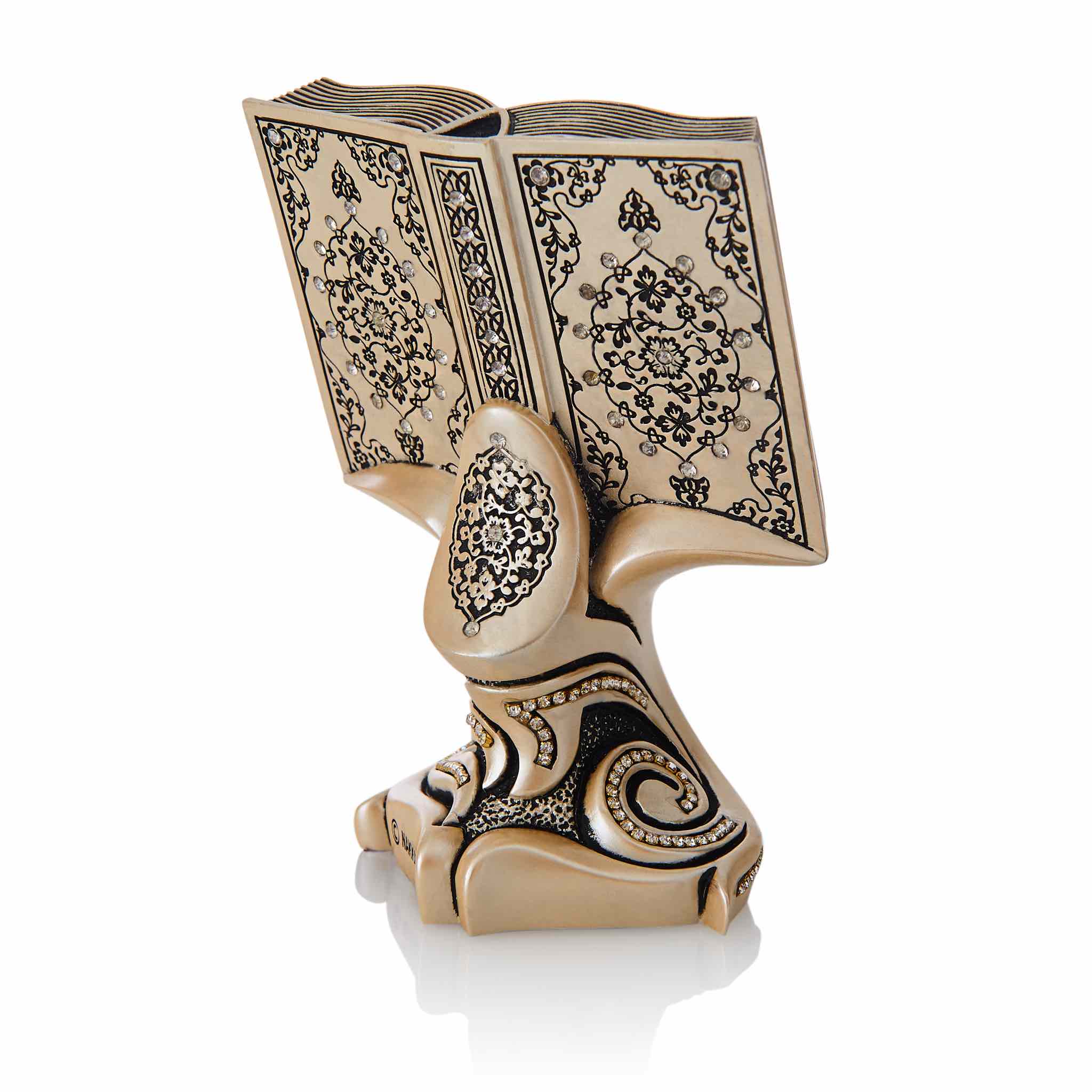 Table Art in Light Golden - Allah Muhammad S.A.W. - Image 3