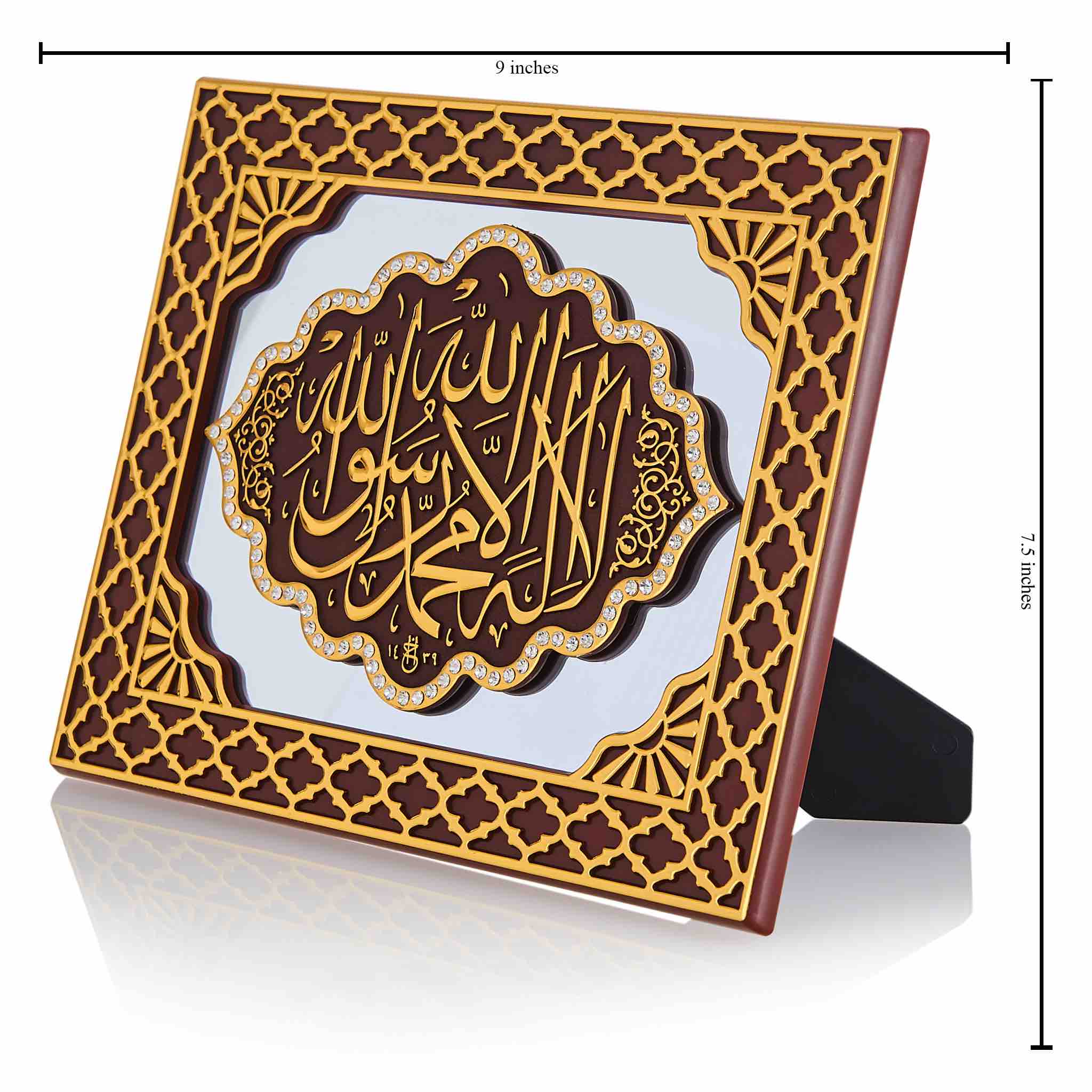 Frame Table Art Maroon Gold - Kalima - Image 3