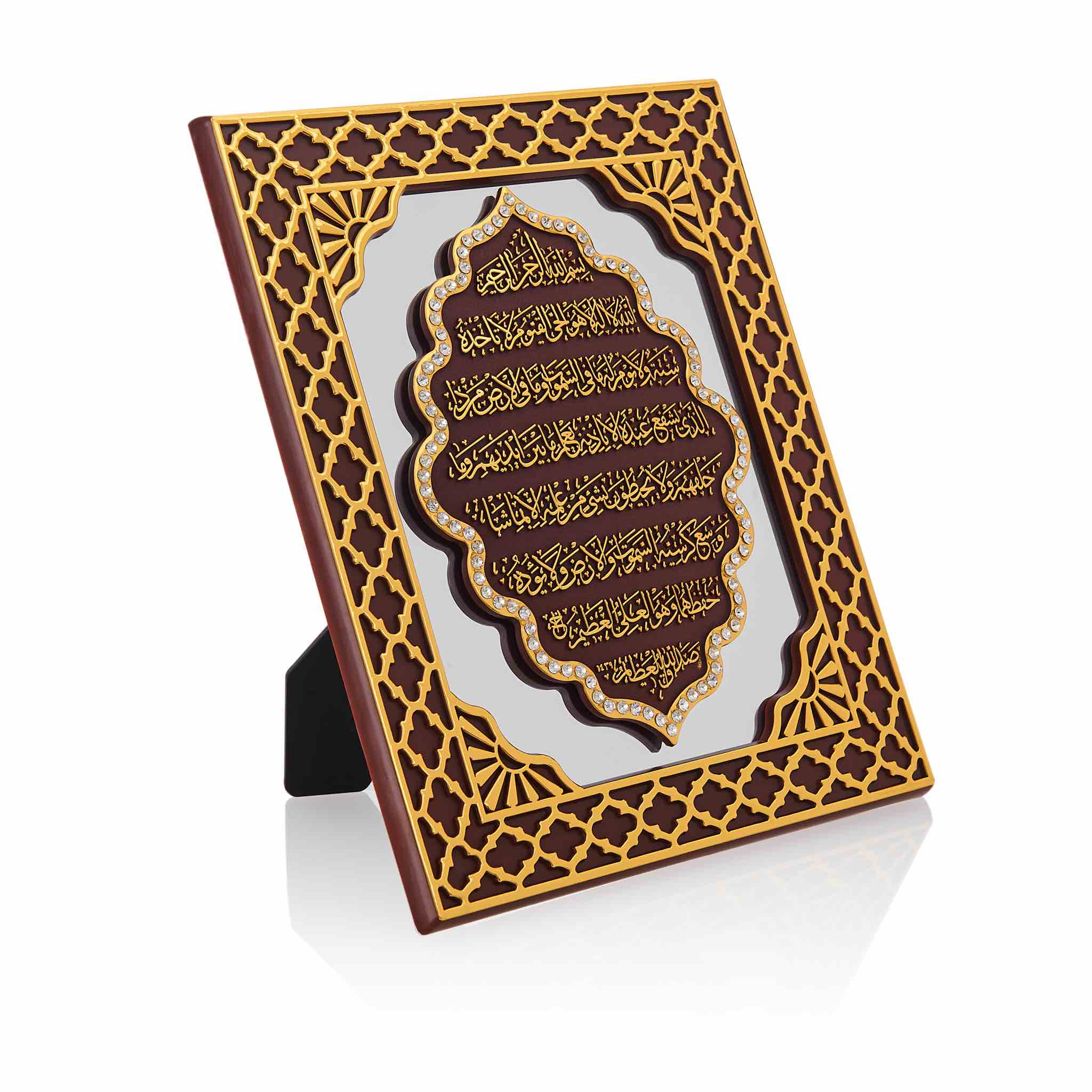 Frame Table Art Maroon Gold - Kalima - Image 5