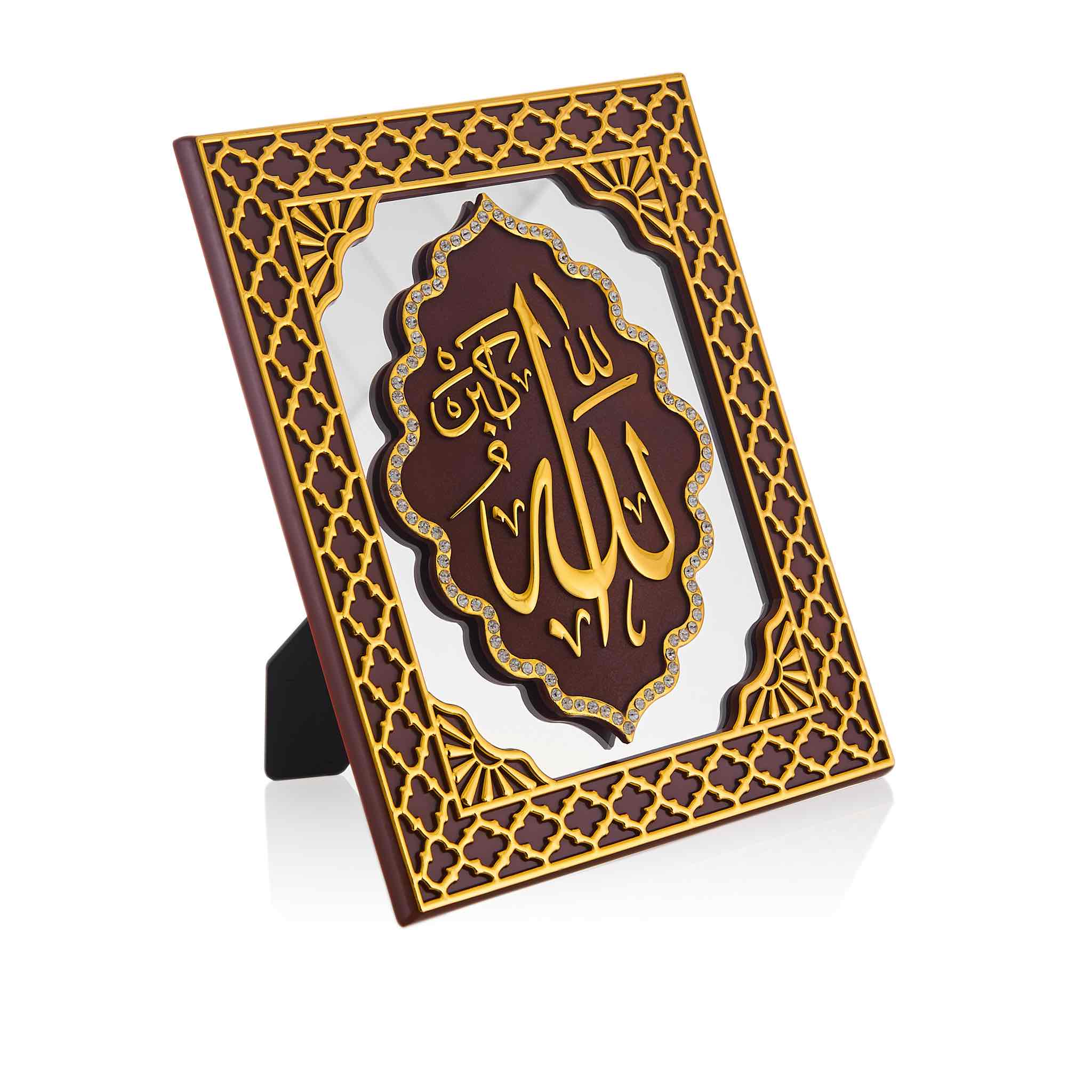 Frame Table Art Maroon Gold - Kalima - Image 6
