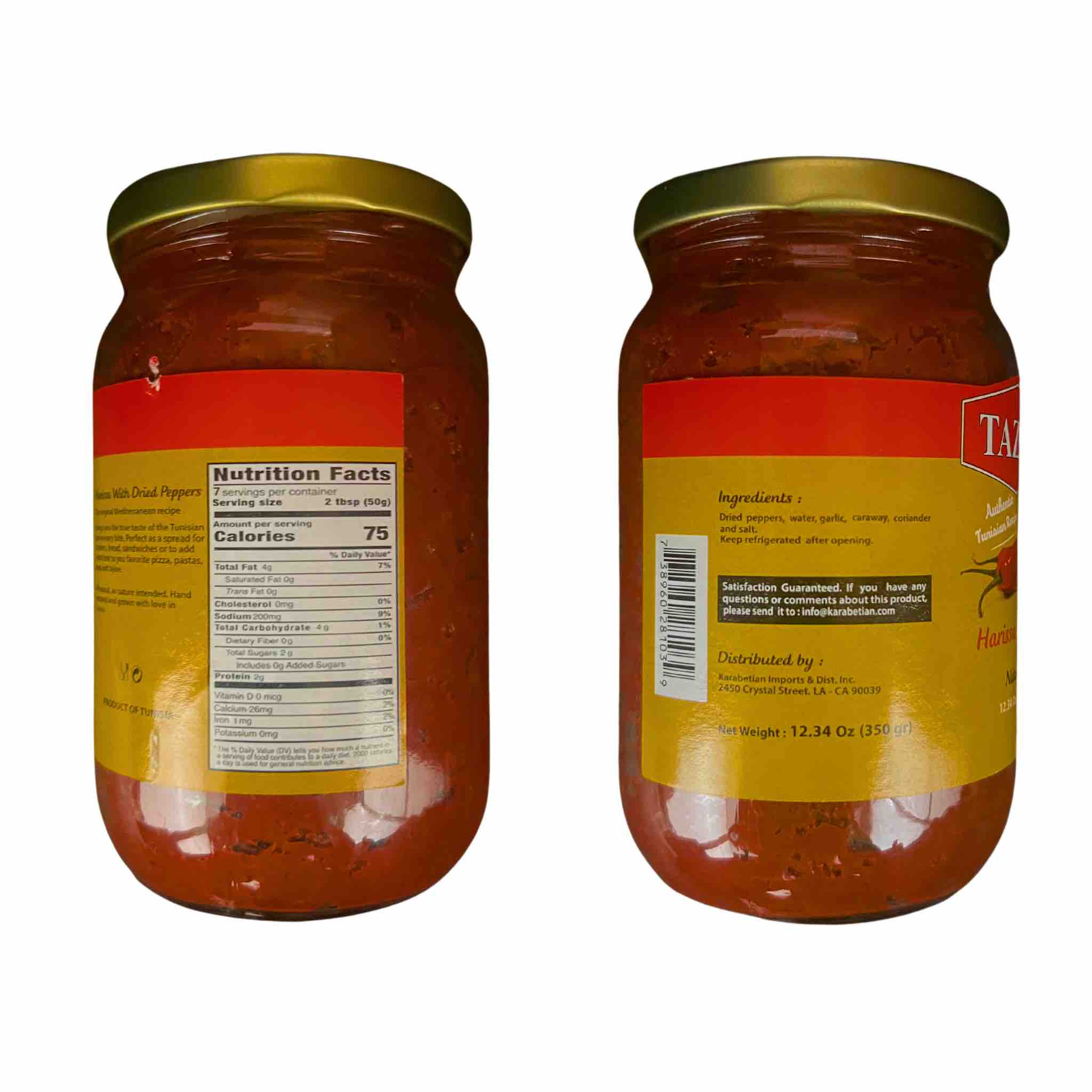 Tazah Harissa Chili Pepper Sauce - Image 3