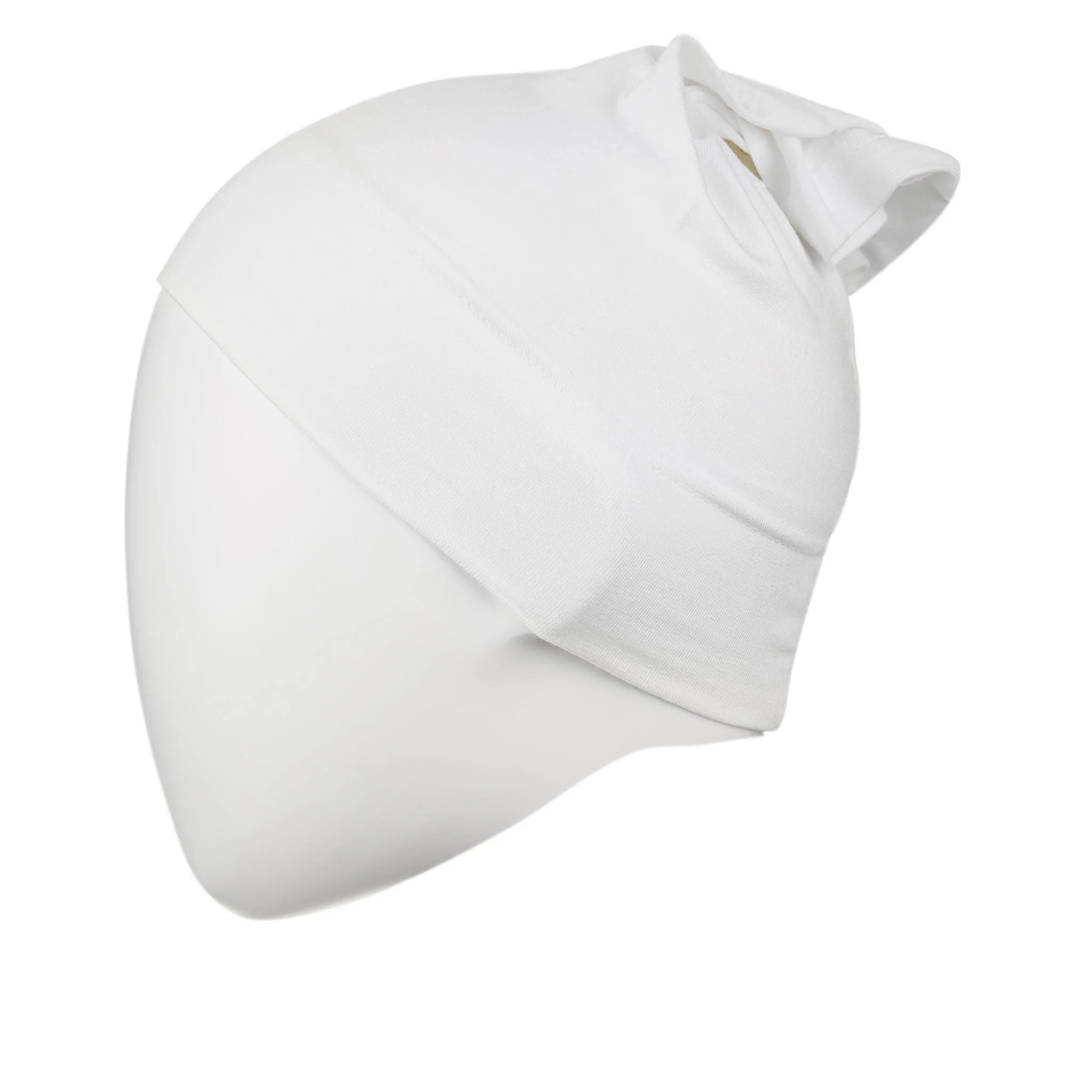 White Kids Hijab - 2 Piece - Image 3